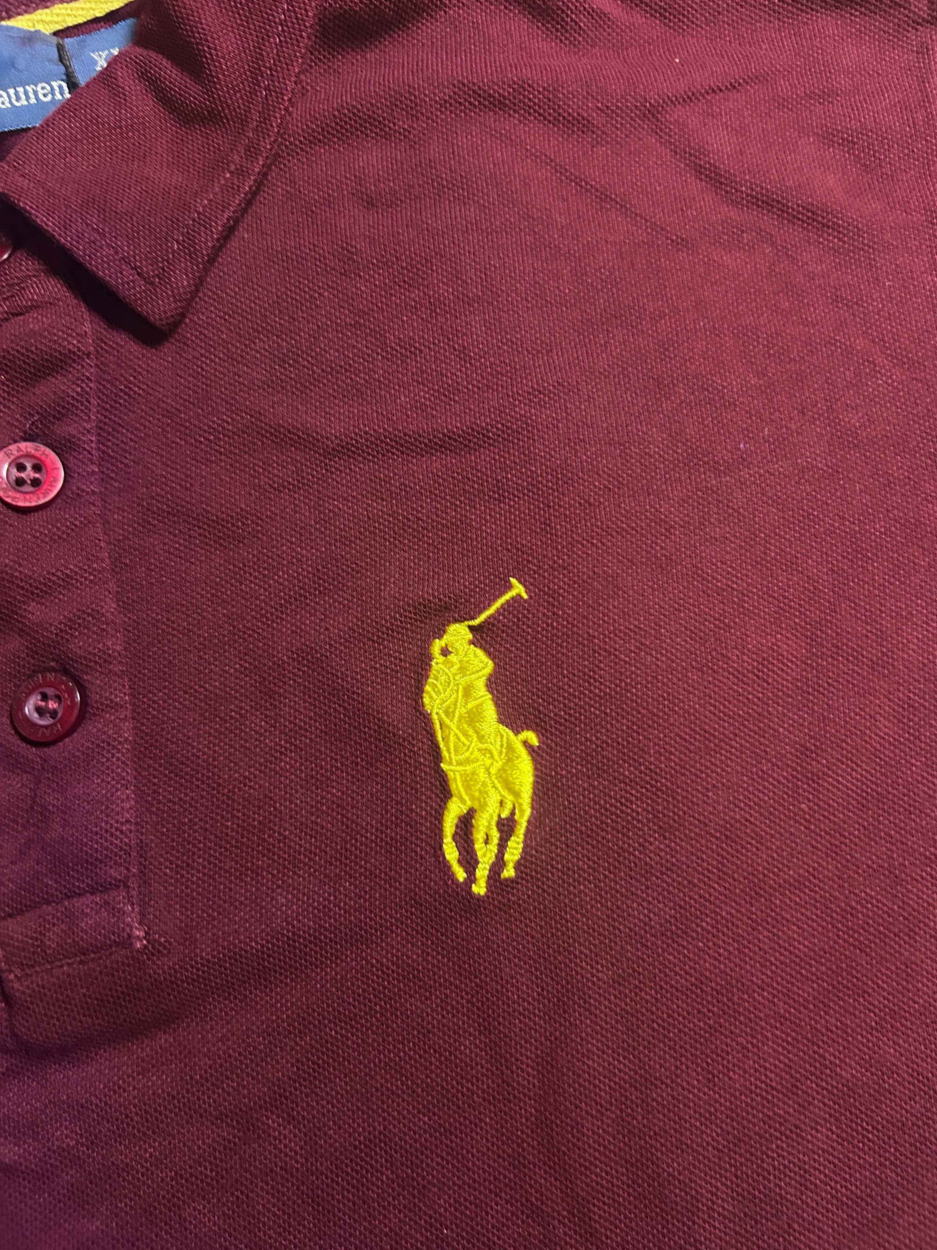 Ralph Lauren Maroon Polo Shirt alternate view