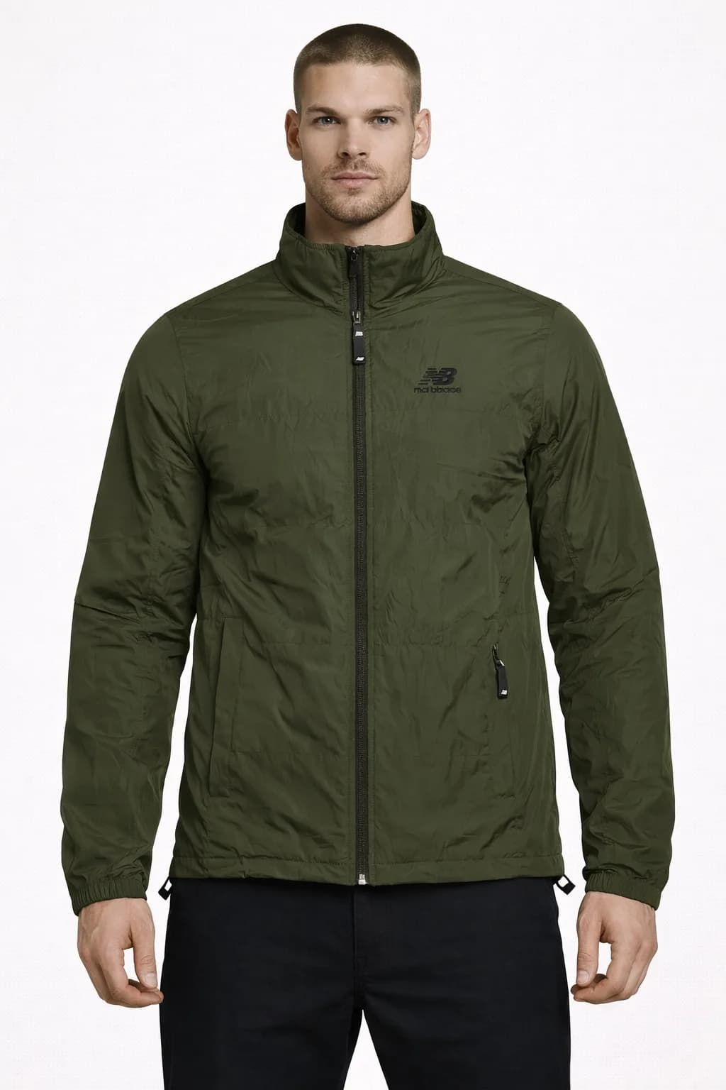 New Balance Green Jacket front view