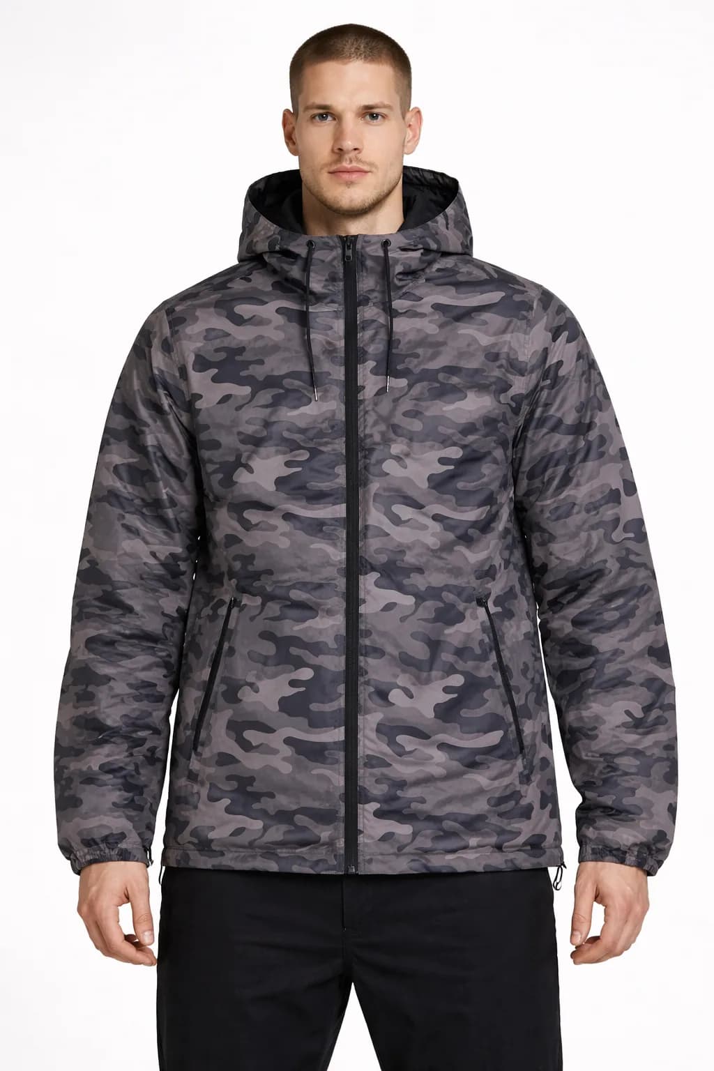Zara Grey Jacket front view