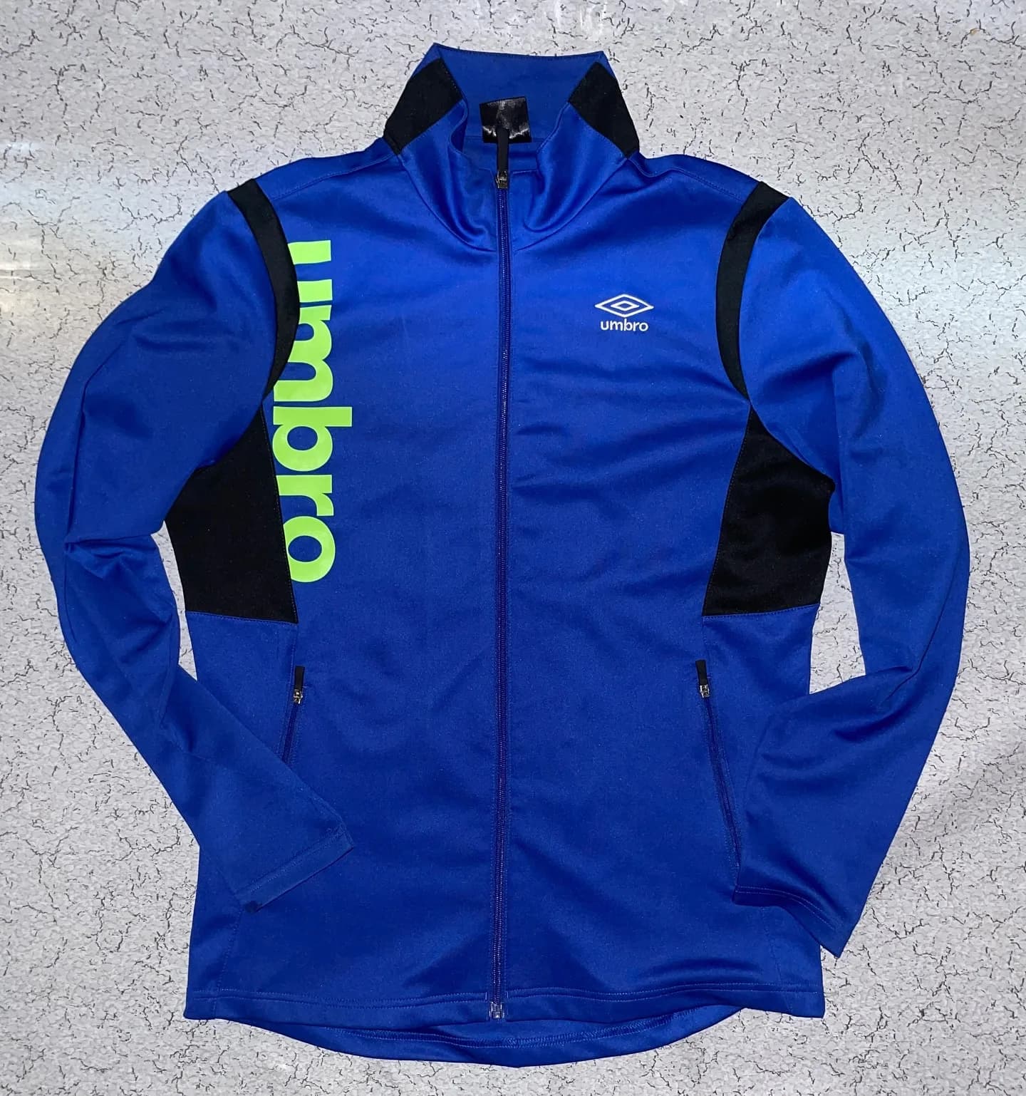 Umbro Blue Track Jacket front view