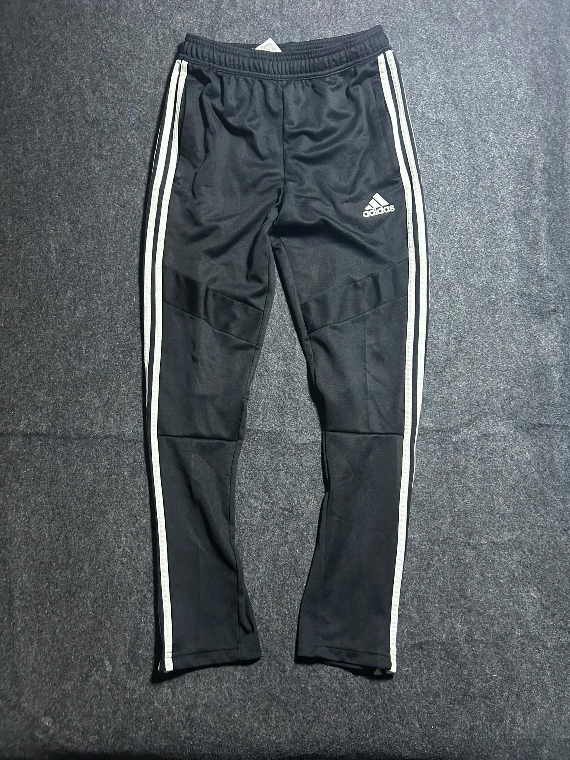 Adidas Black Track Pants front view