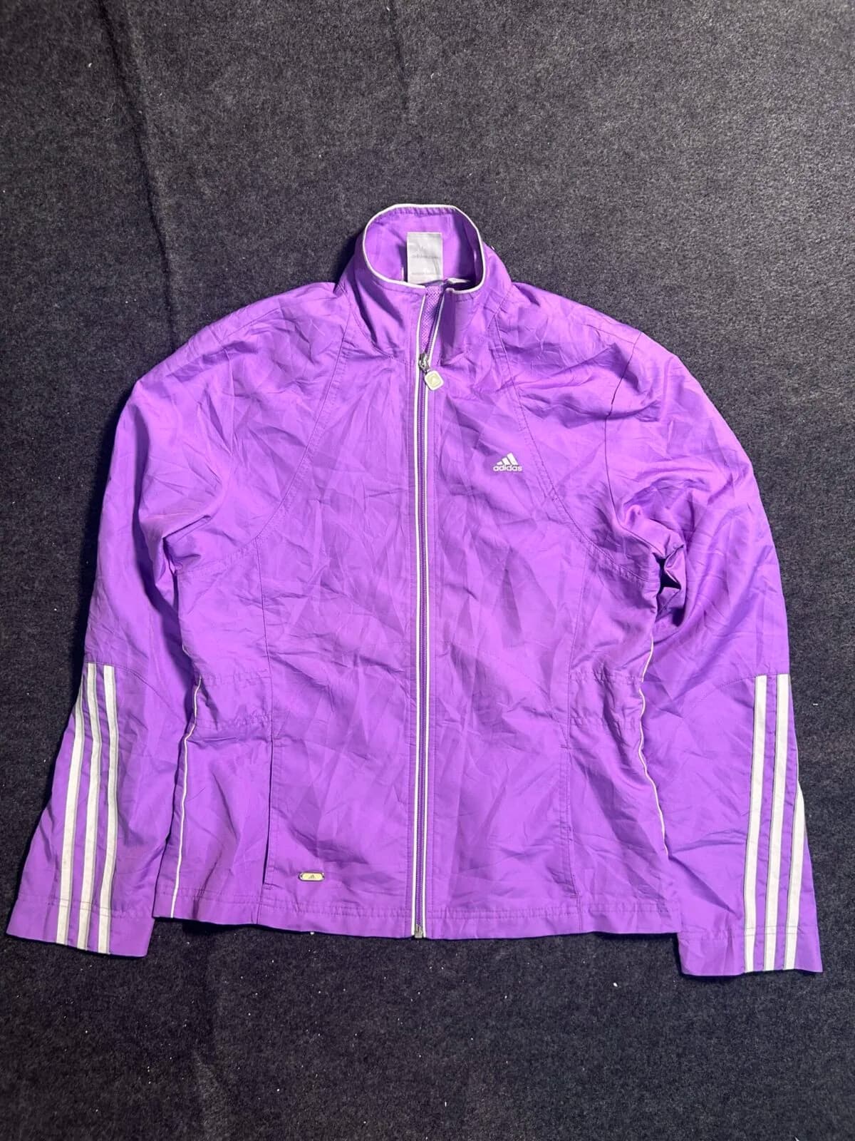 Adidas Purple Jacket front view