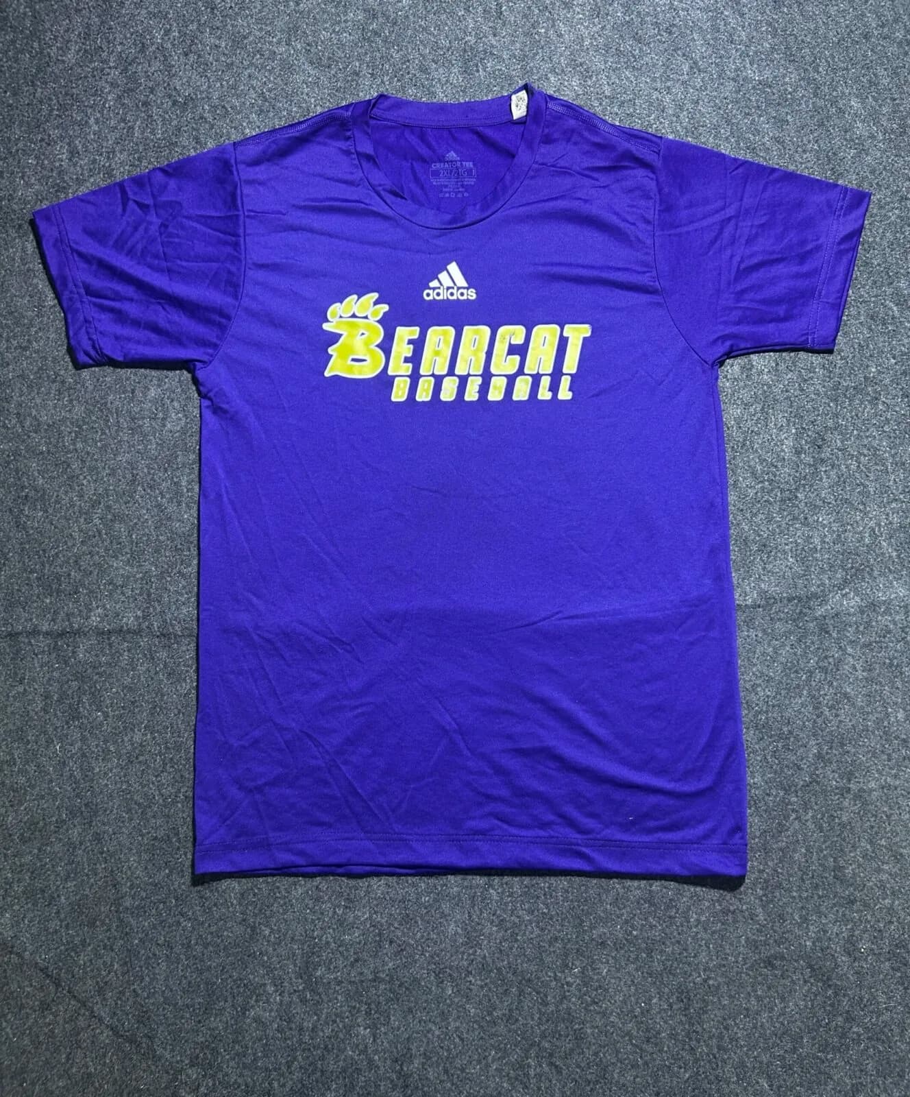 Adidas Purple T-Shirt front view