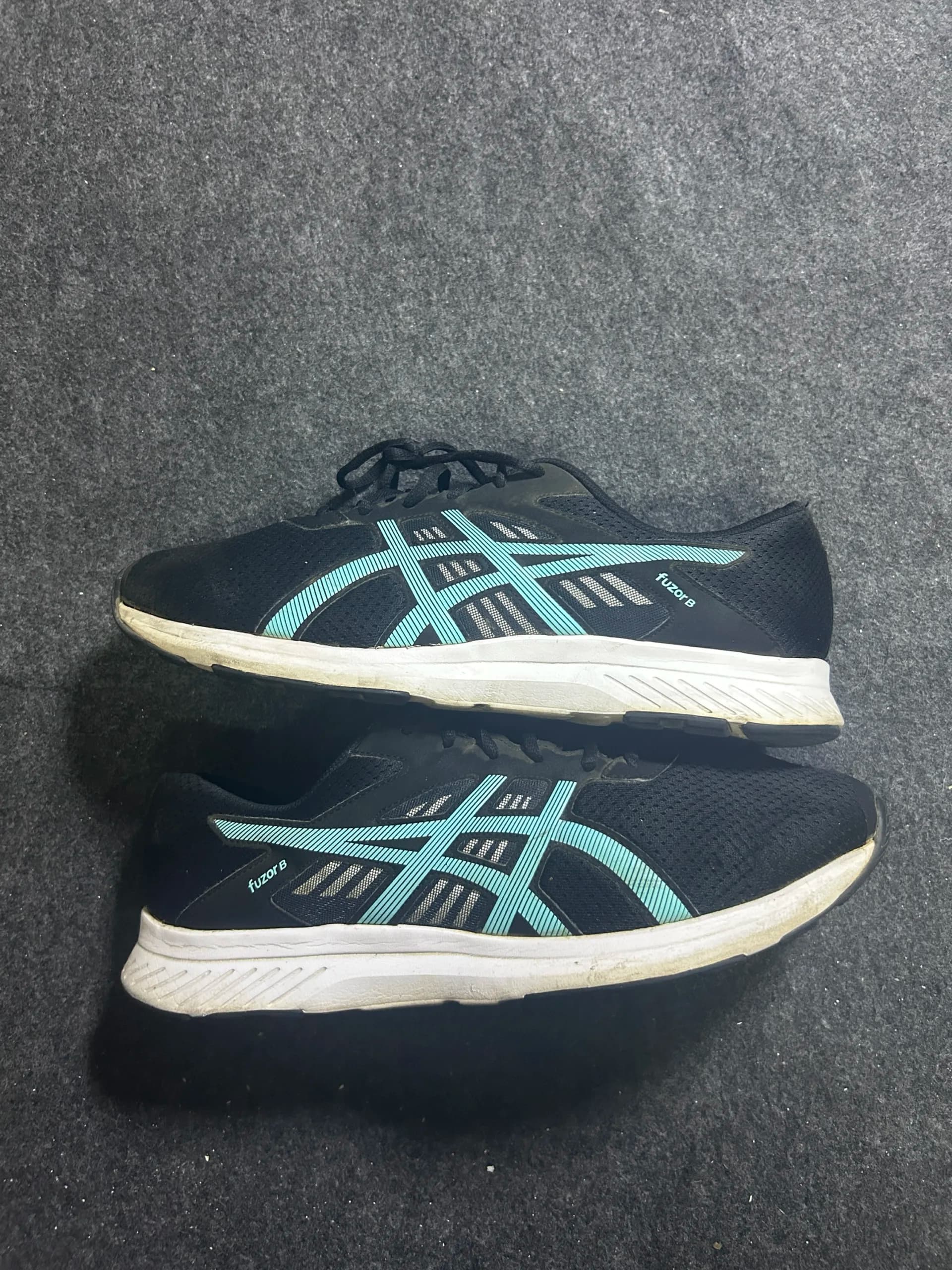 Asics Black simple front view