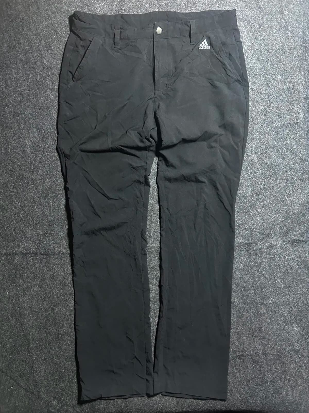 Adidas Black Pants front view