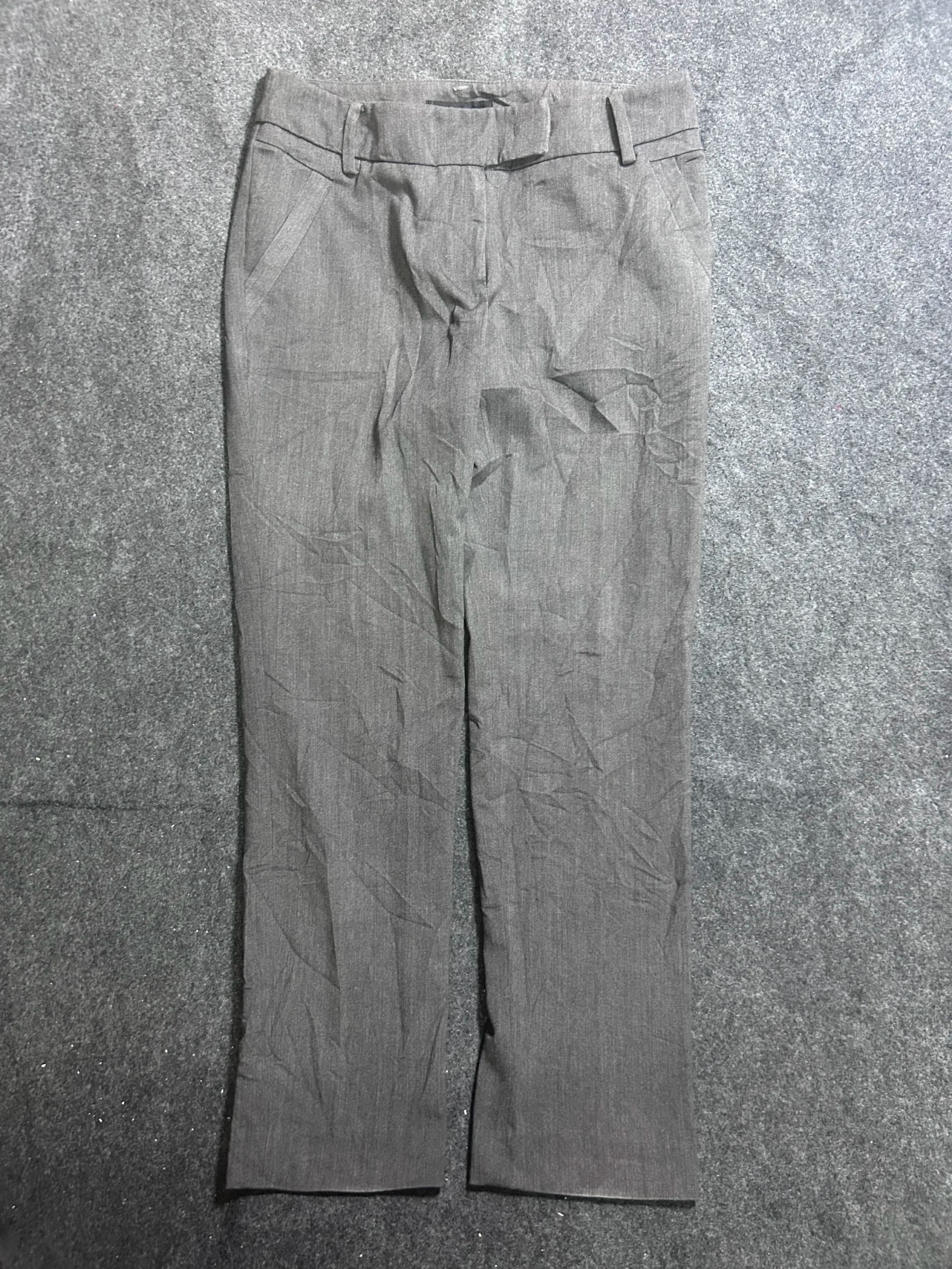 Grey Formal Trousers front view