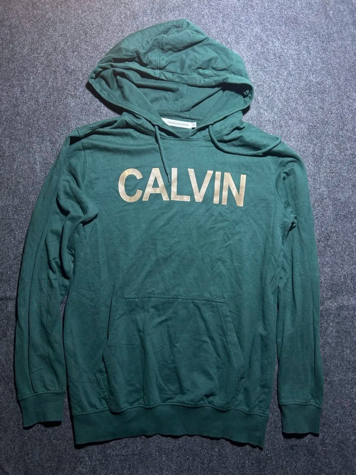 Calvin Klein Green Jeans front view