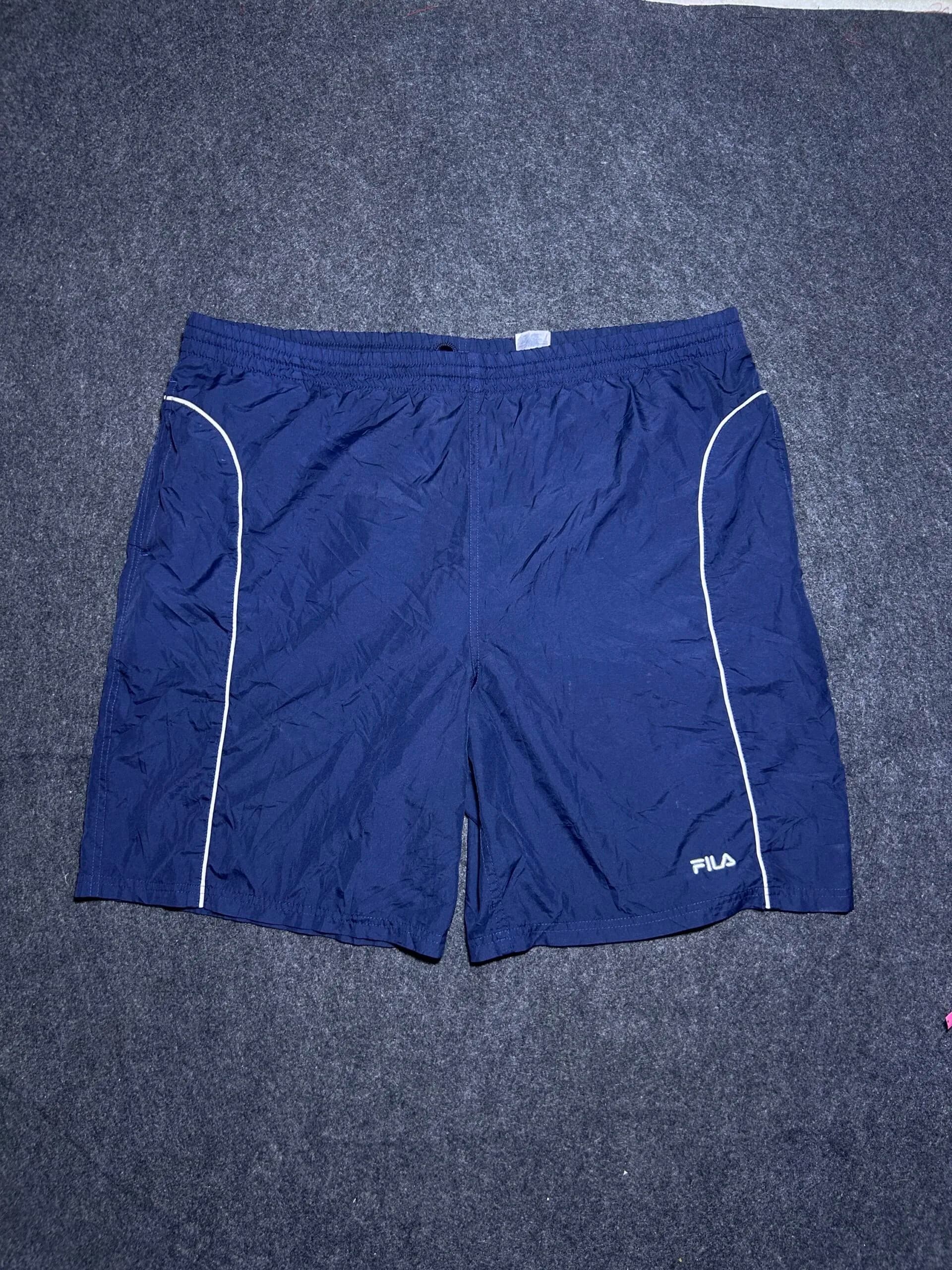 FILA Navy Training Shorts front view