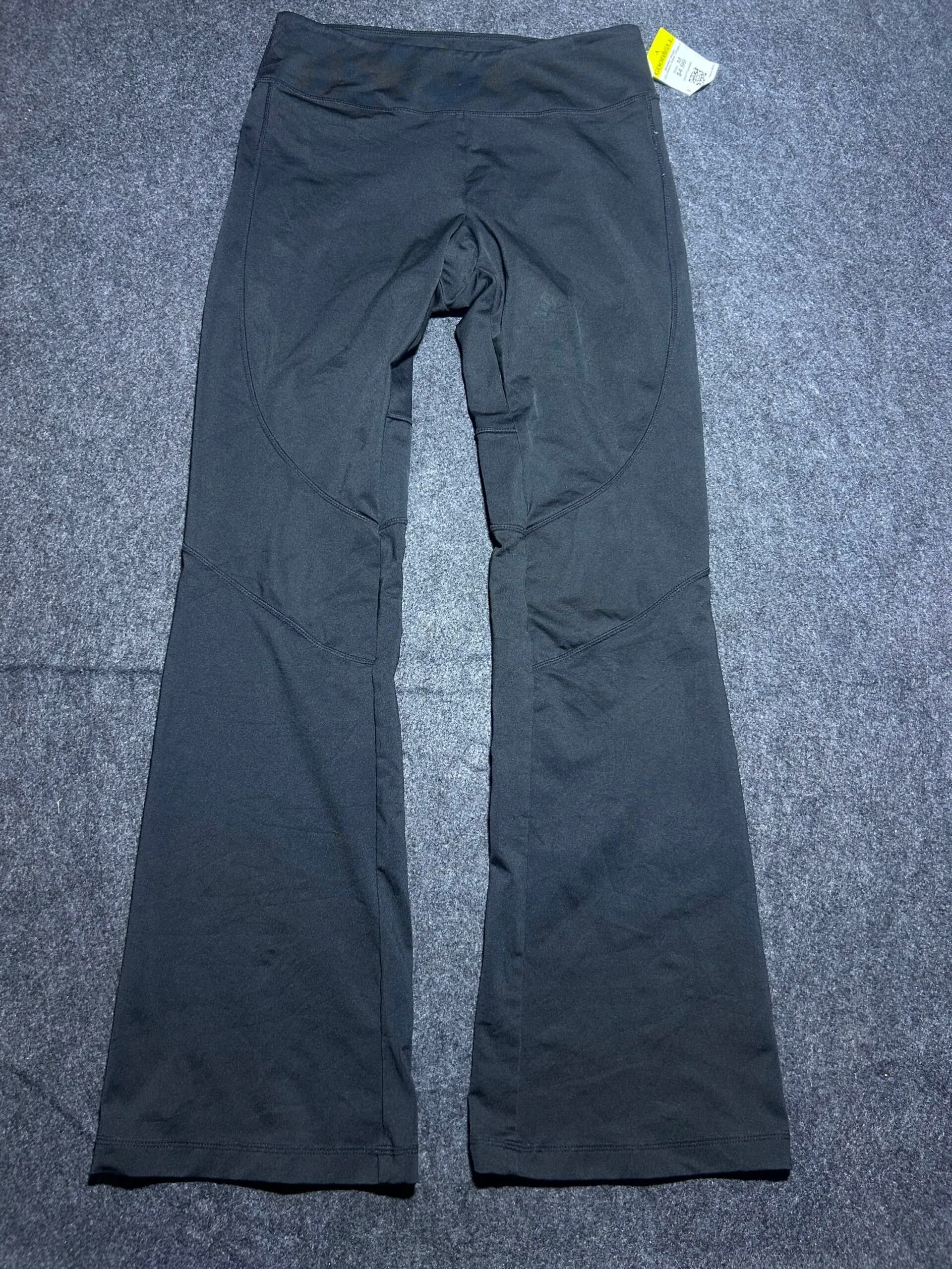 FILA Black Track Pants front view