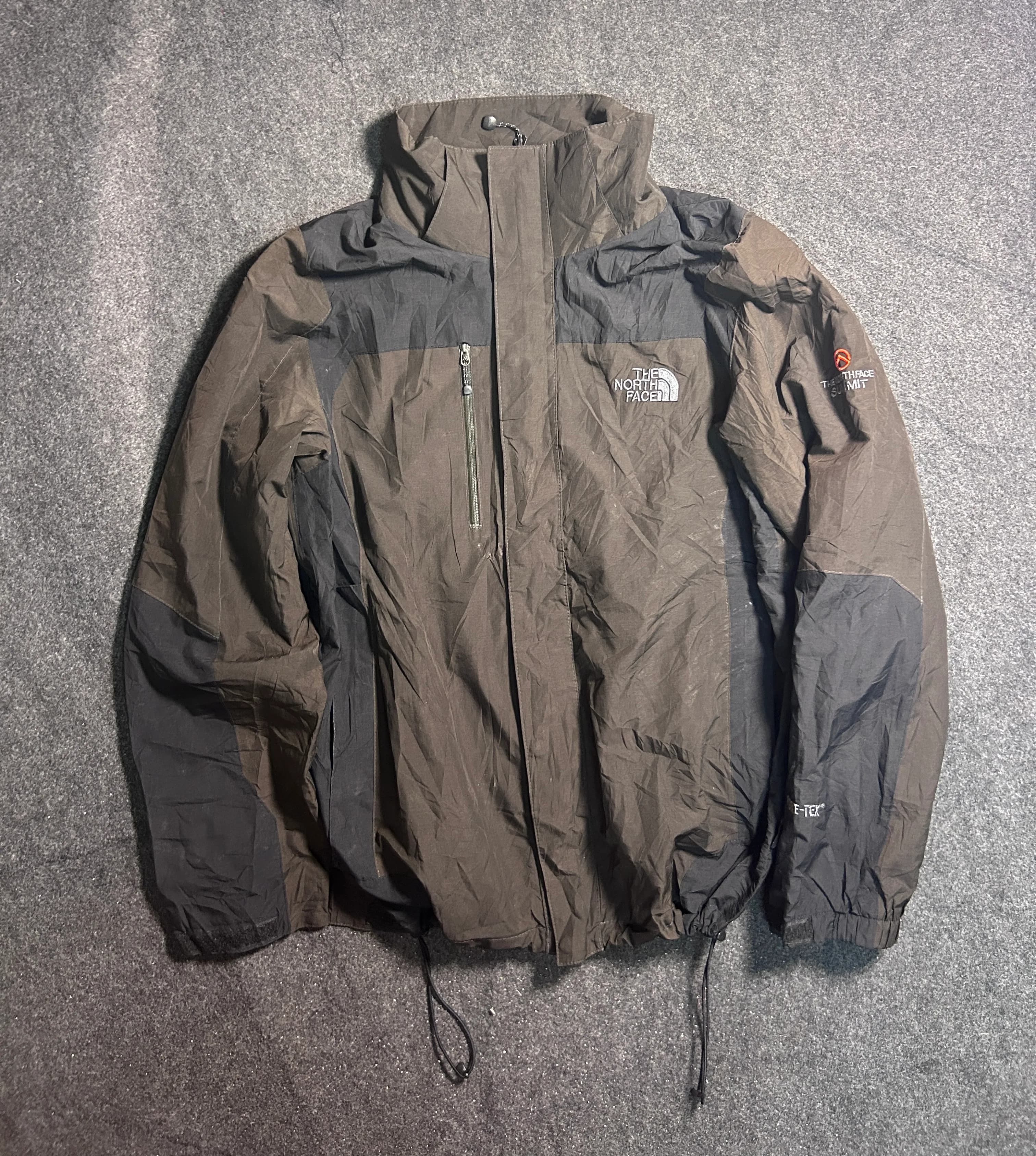 The North Face GORE-TEX Black Windbreaker Jacket front view