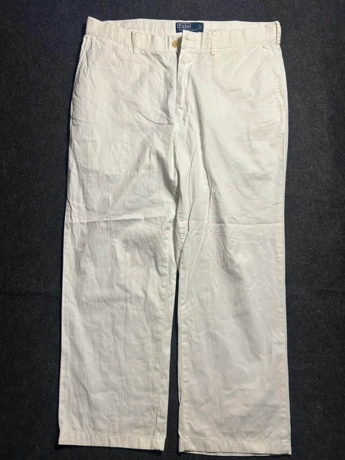 Ralph Lauren White Trousers front view