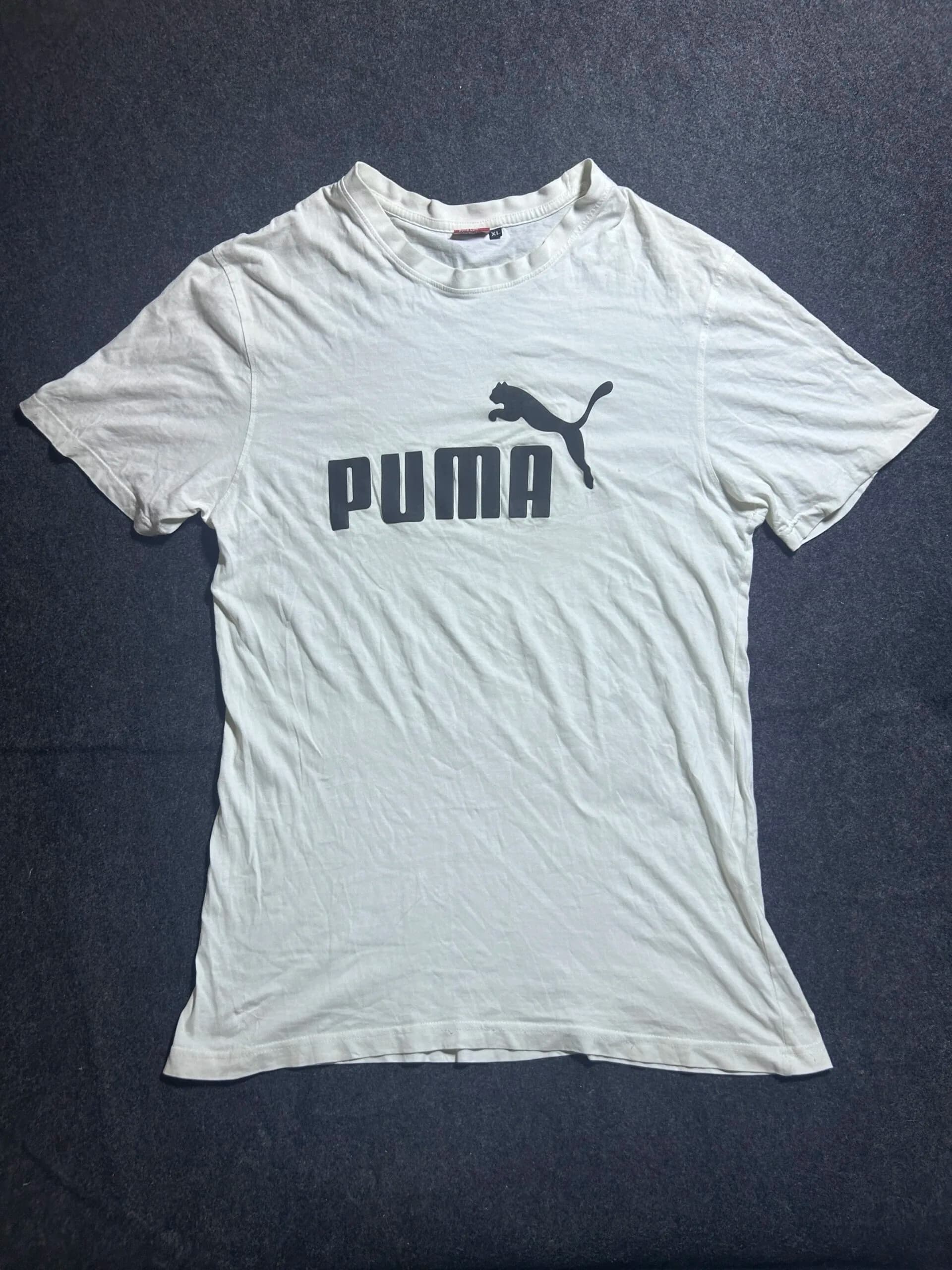 Puma White T-Shirt front view
