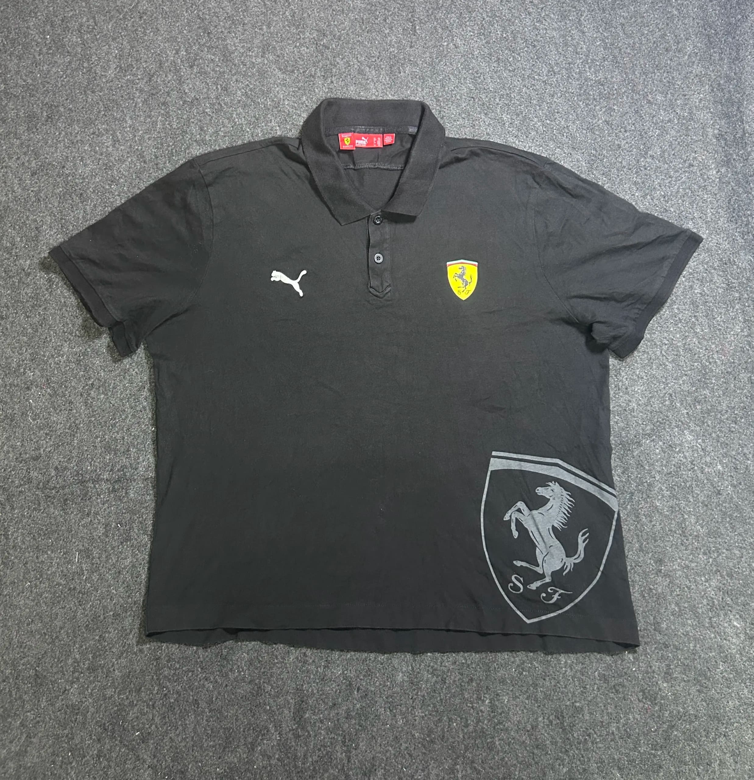Puma Black T-Shirt front view