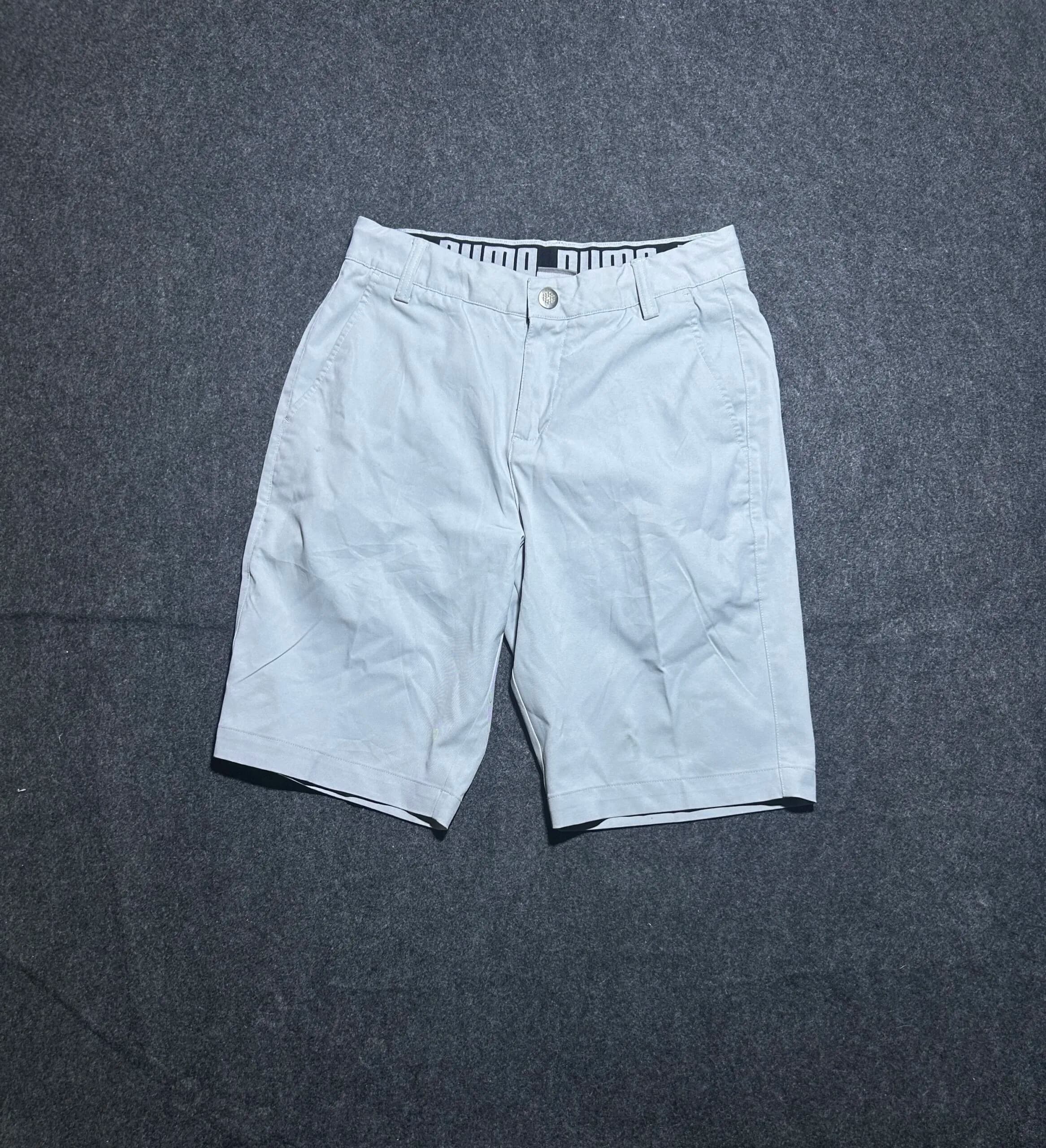 Puma Grey Shorts front view
