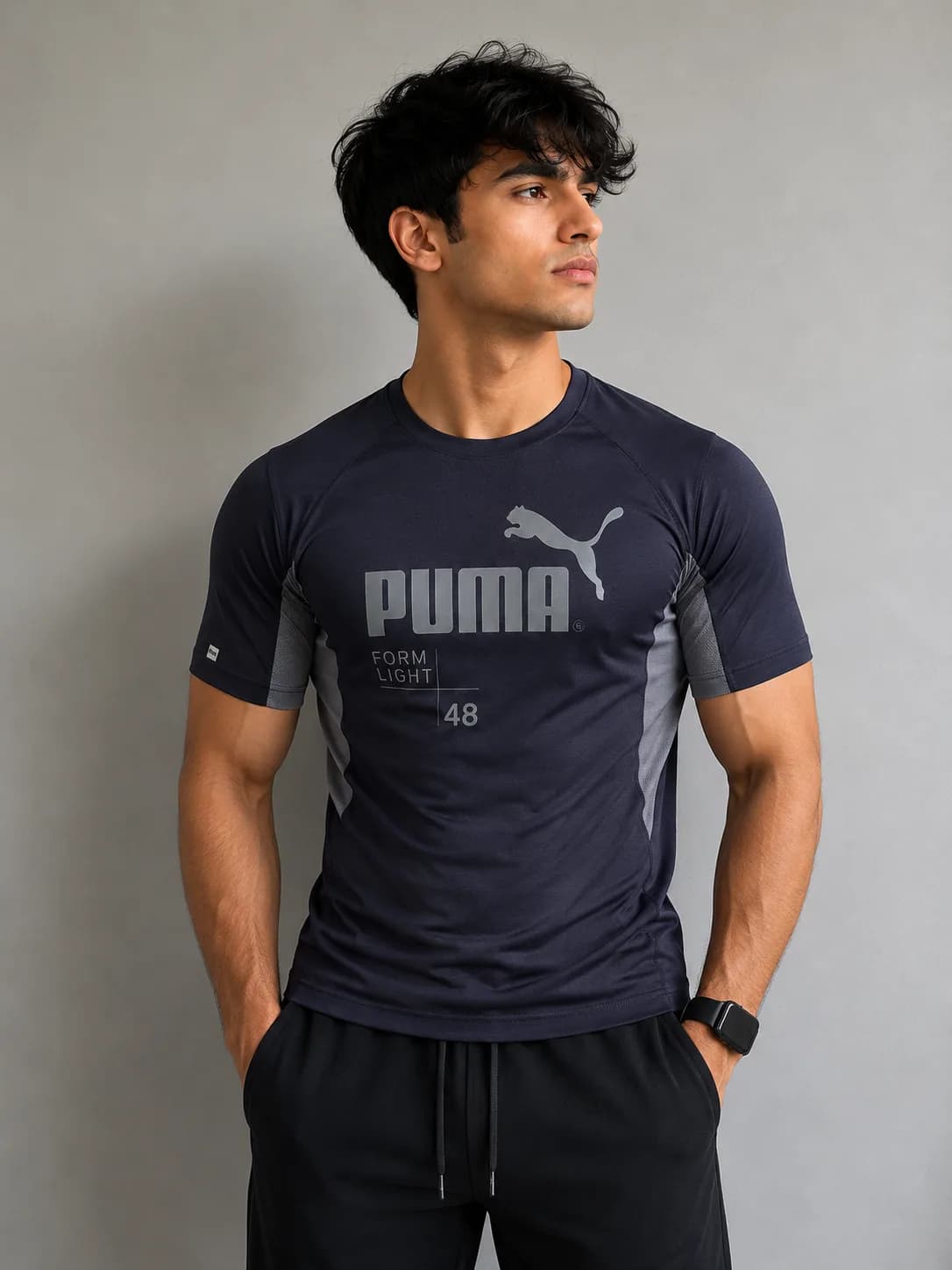 Puma Navy simple front view