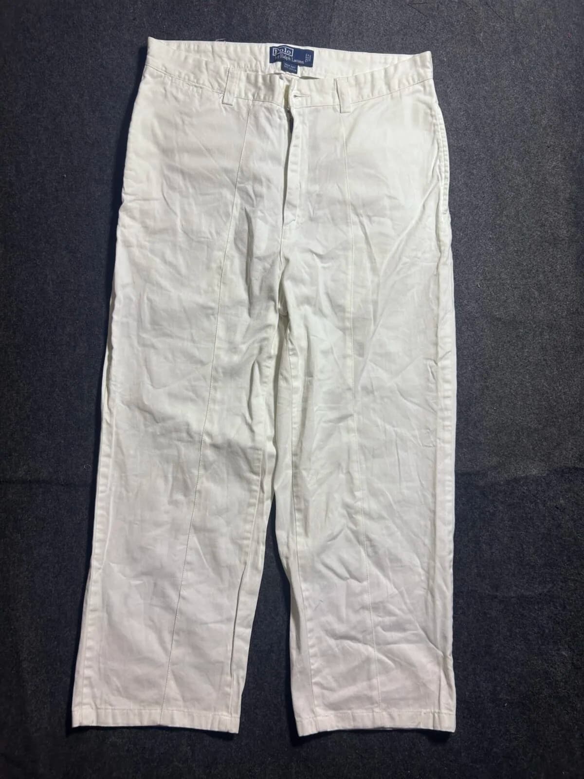 Ralph Lauren White Chinos front view
