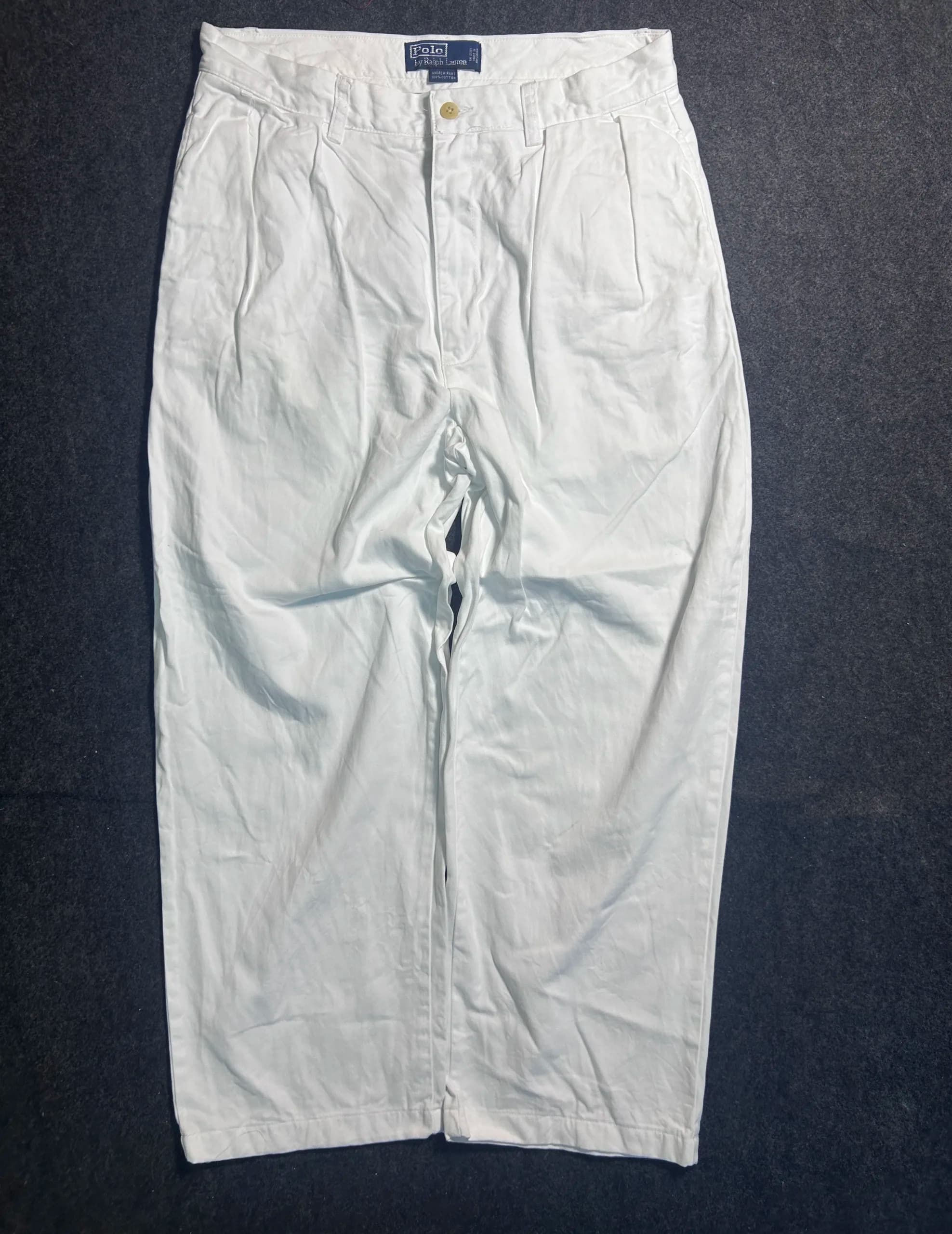 Ralph Lauren White Chinos front view
