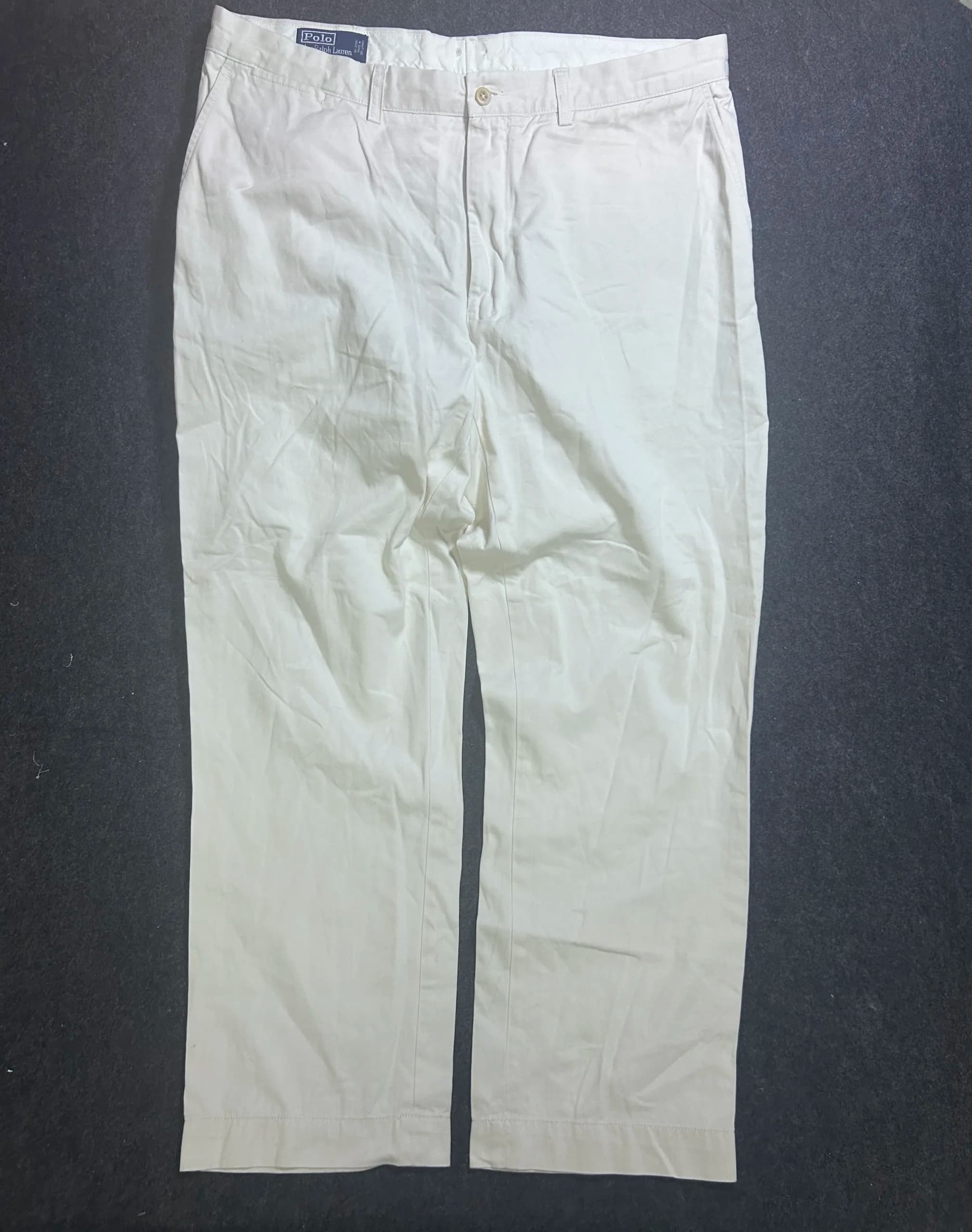 Ralph Lauren White Chinos front view