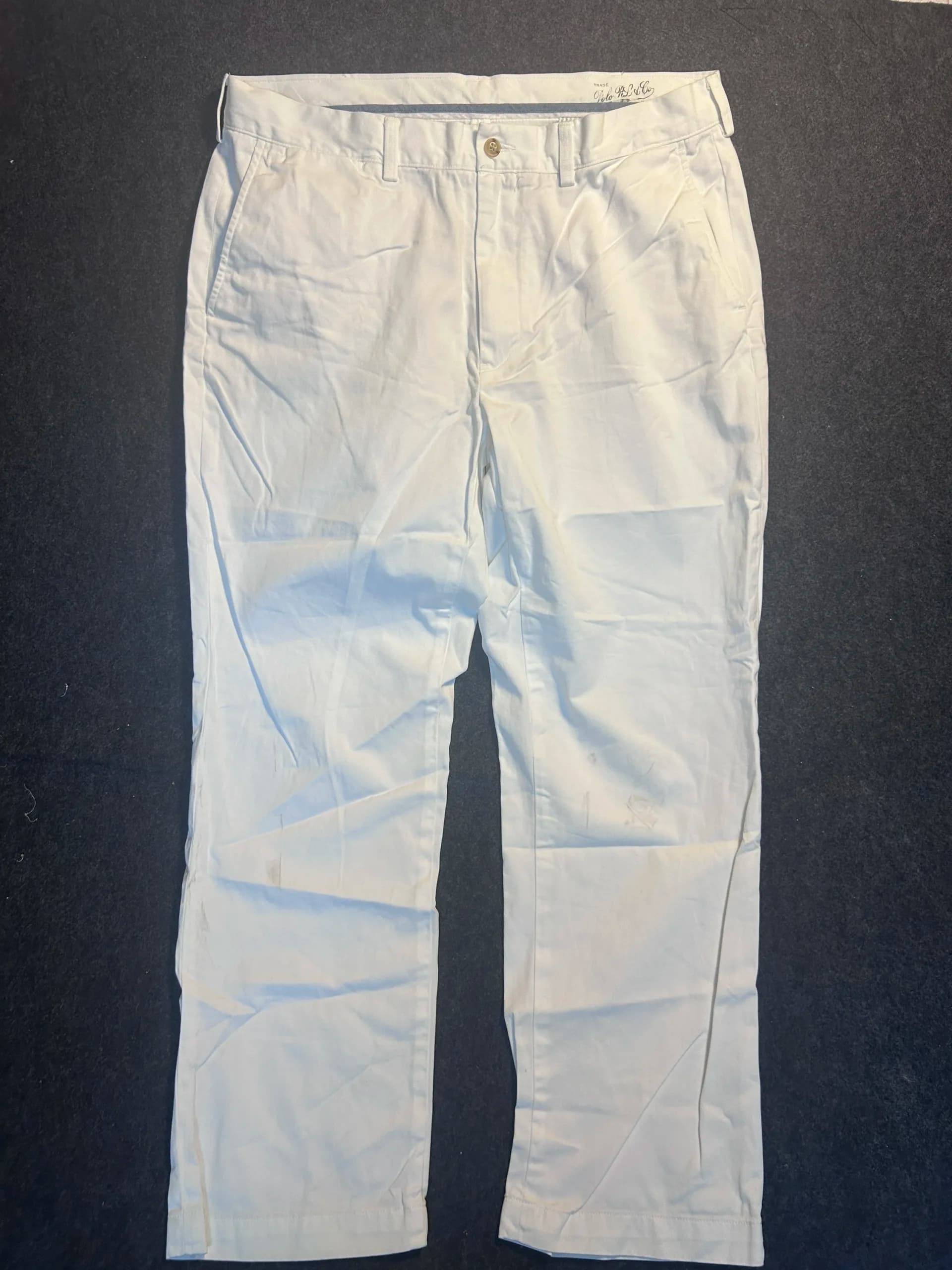 Ralph Lauren White Trousers front view