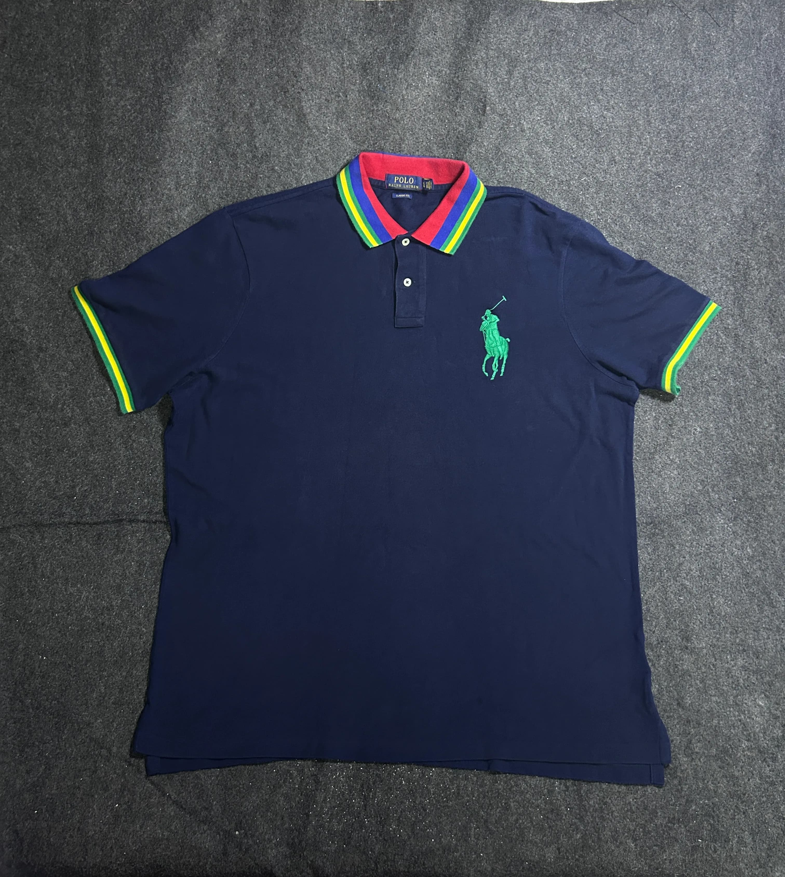 Ralph Lauren Navy Polo Shirt front view
