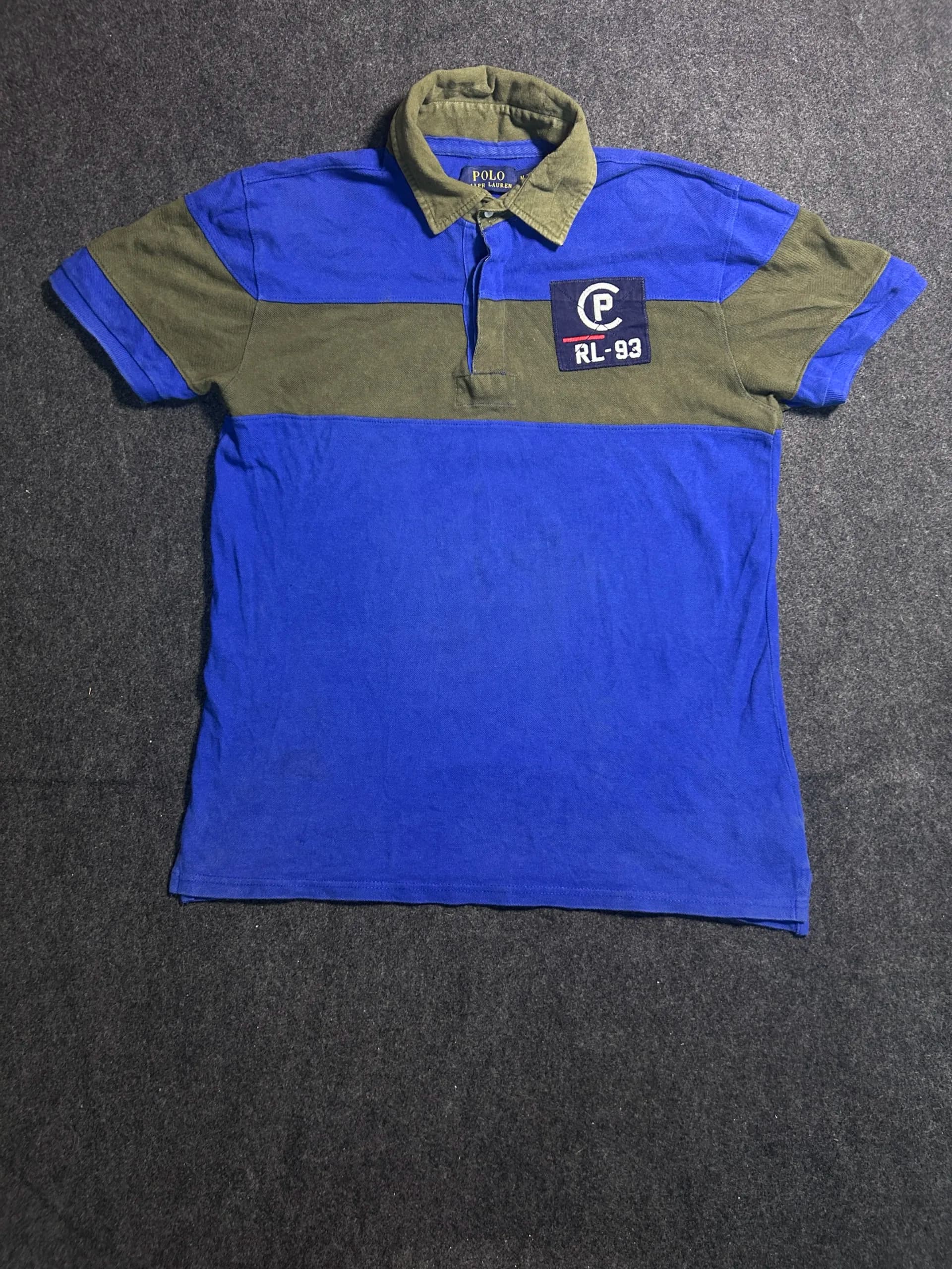 Ralph Lauren Blue Polo Shirt front view