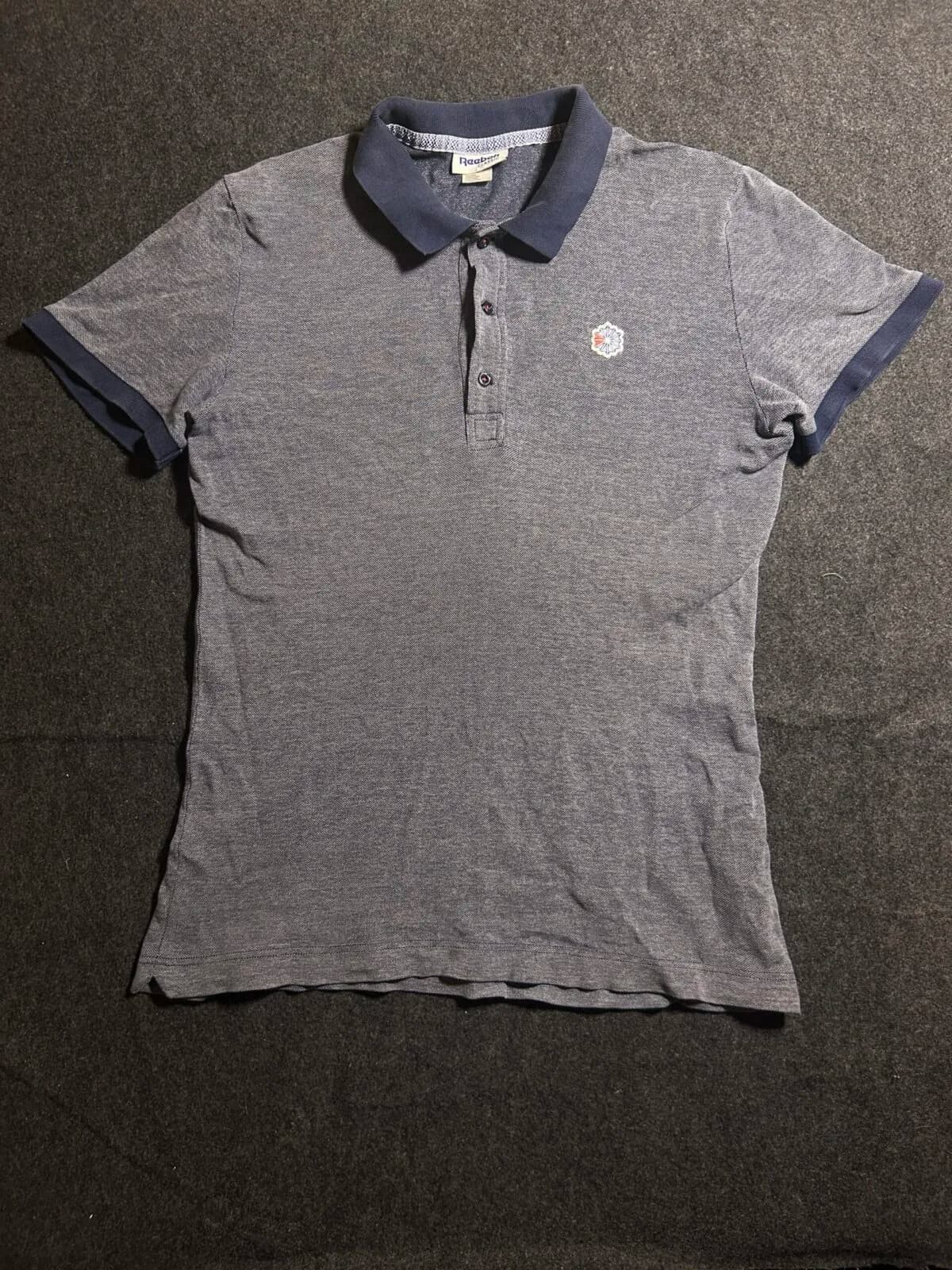 Reebok Navy T-Shirt front view