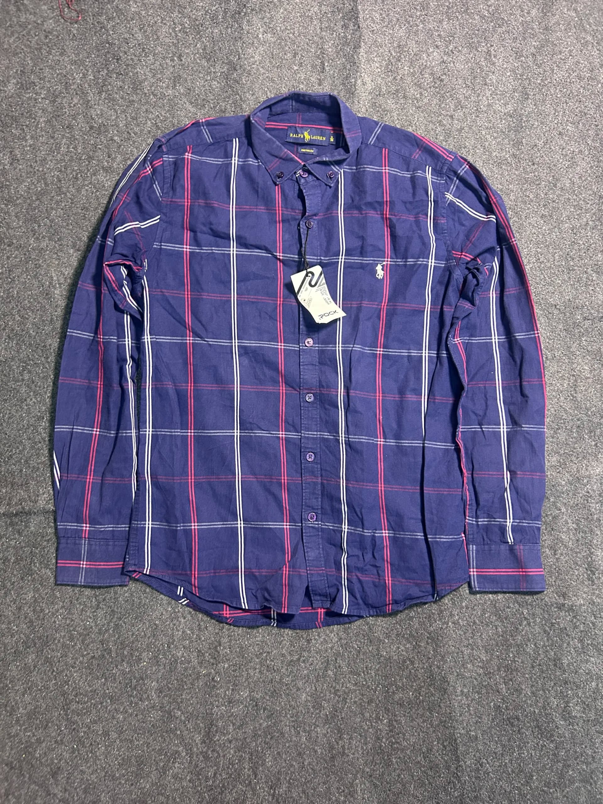 Ralph Lauren Navy Shirt front view