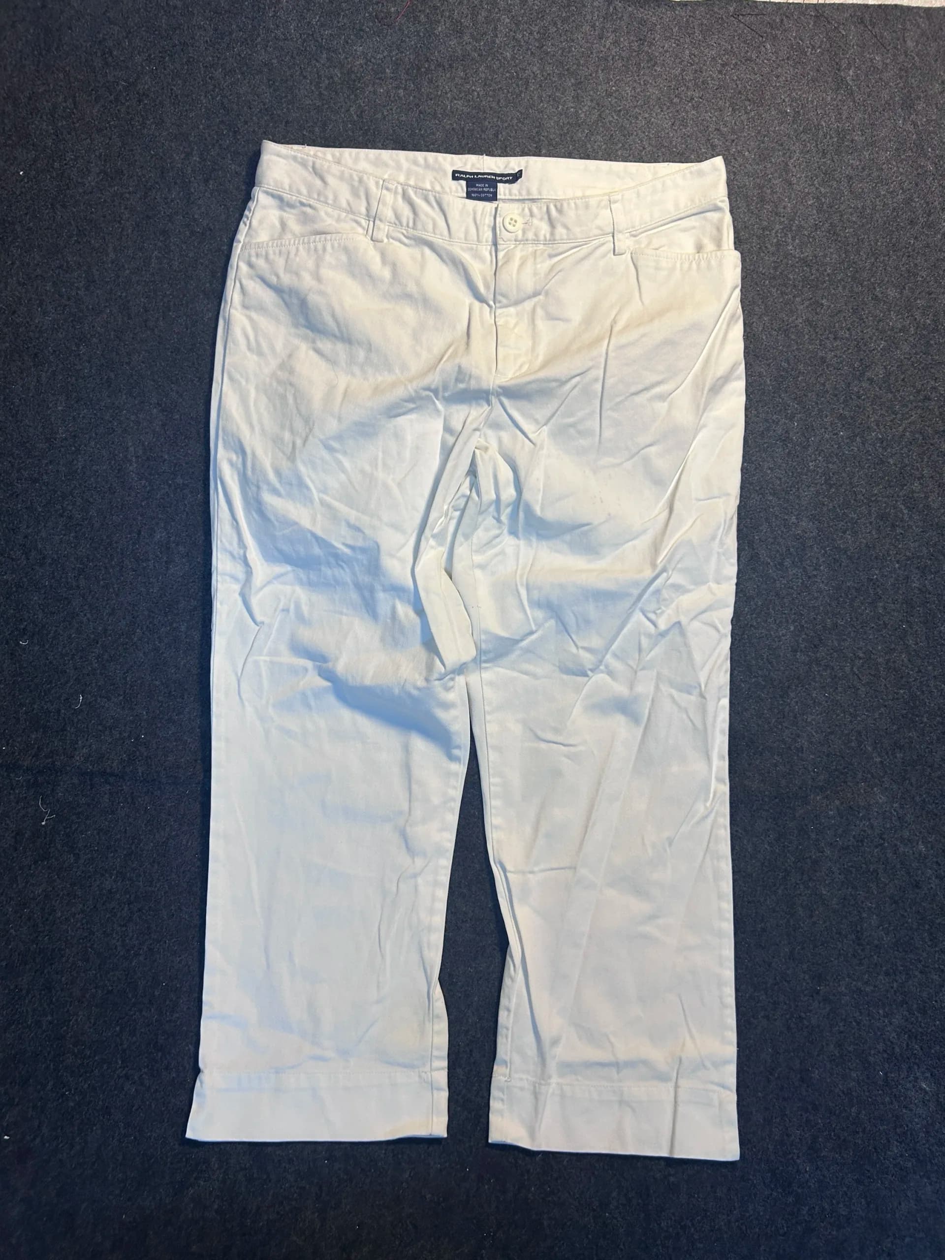Ralph Lauren White Trousers front view