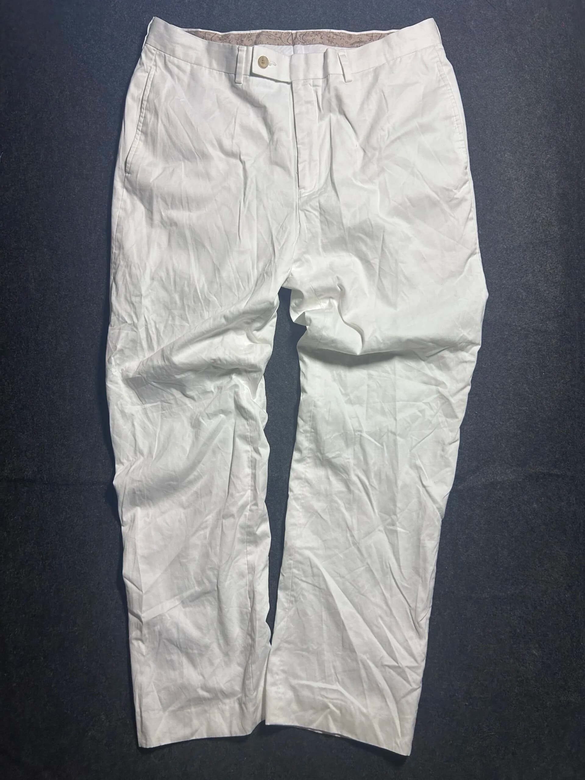 Ralph Lauren White Chinos front view