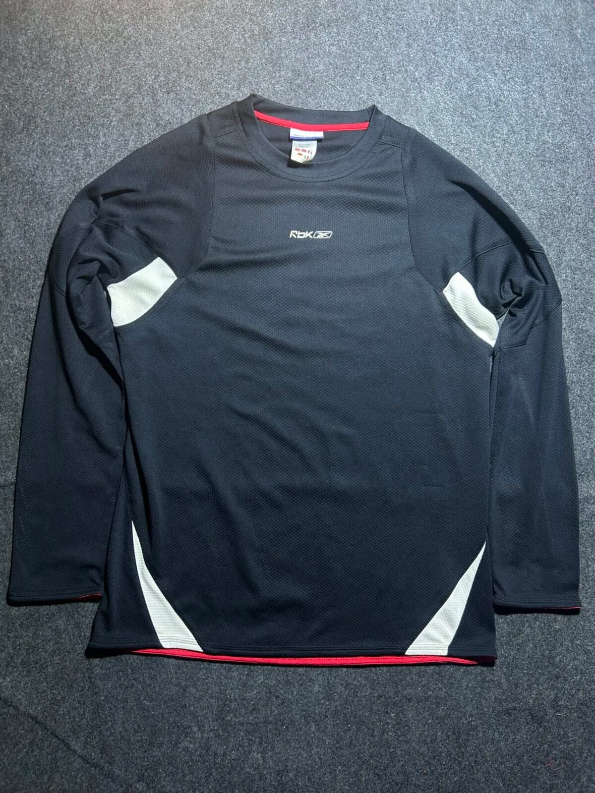 Reebok Black simple front view