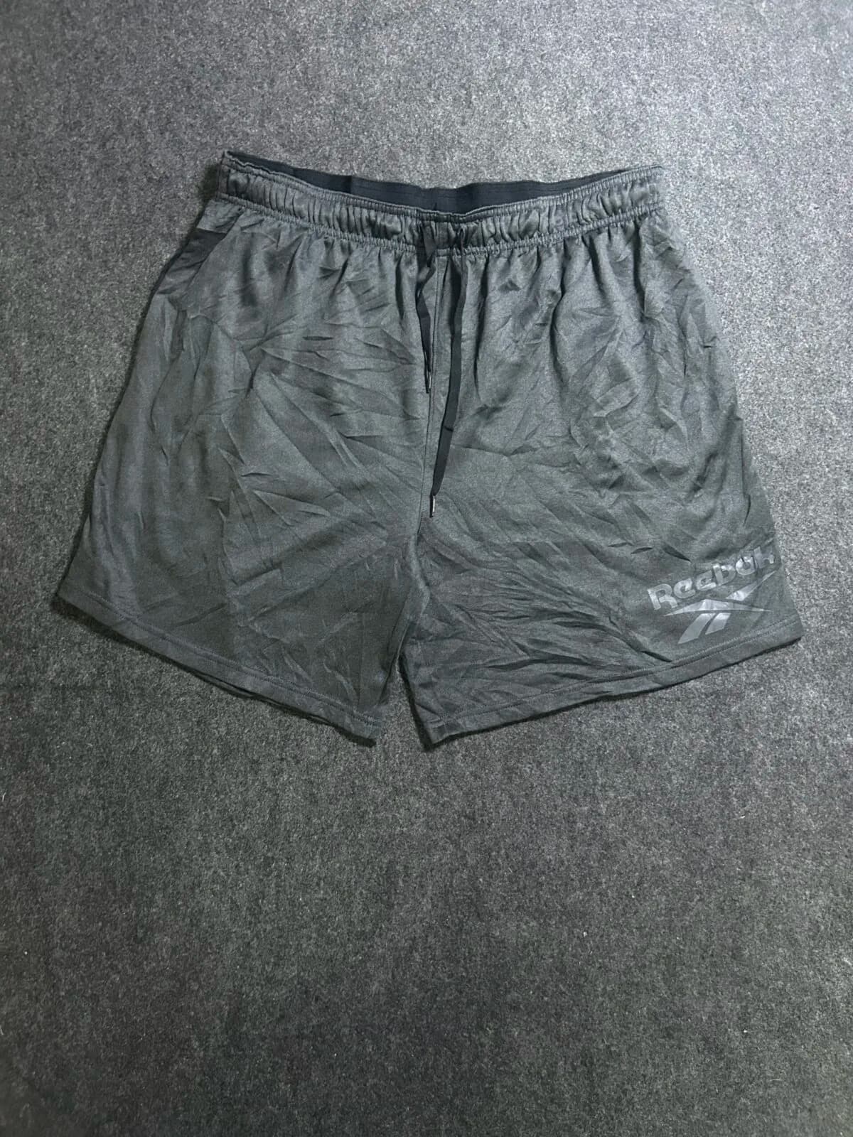 Reebok Black Training Shorts front view