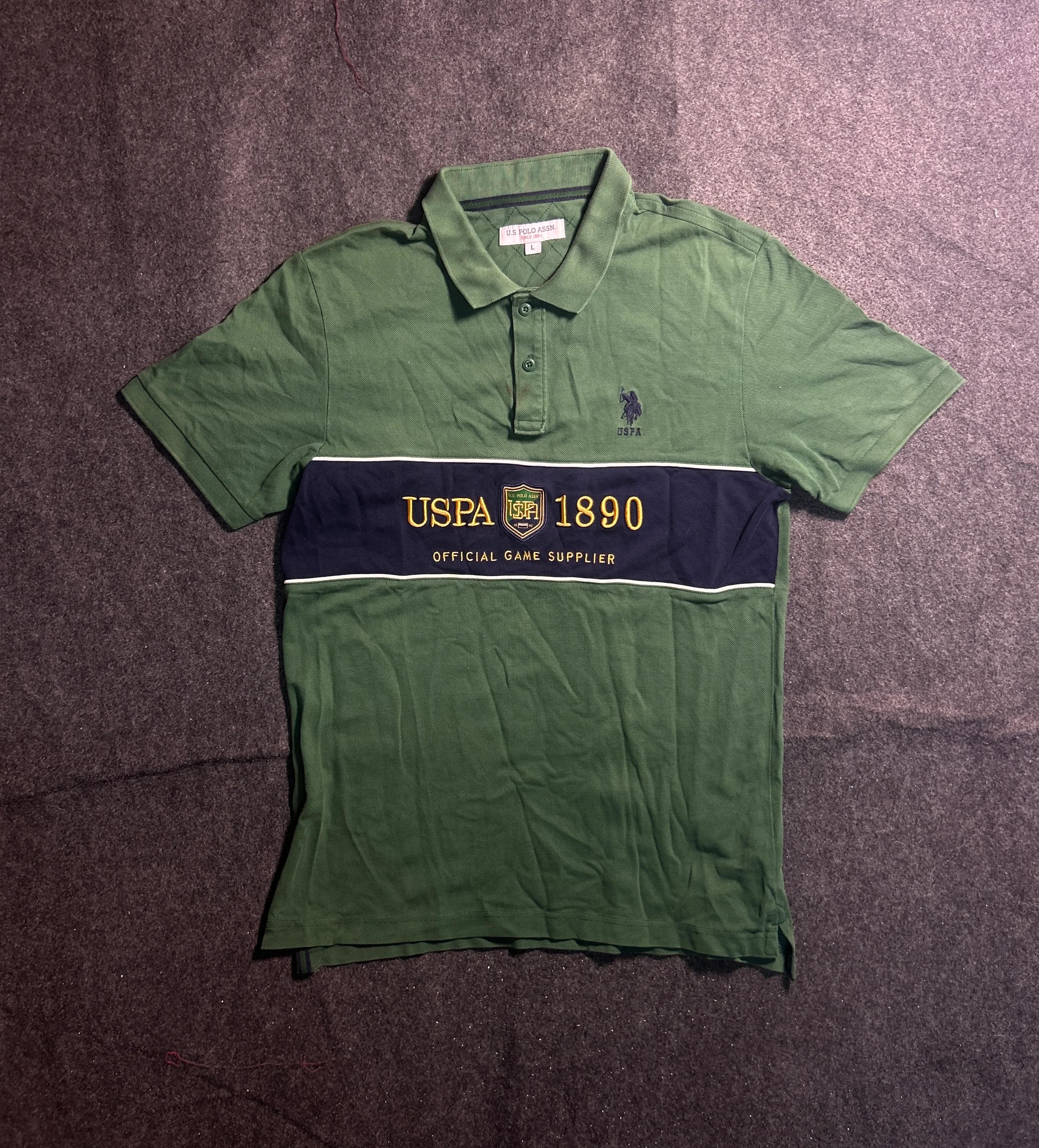 U.S. Polo Assn. Navy T-Shirt front view