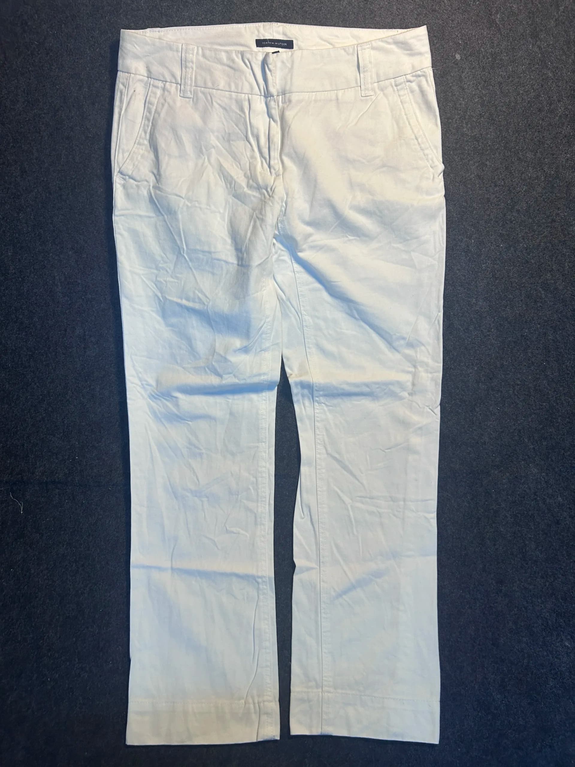 Tommy Hilfiger White Trousers front view