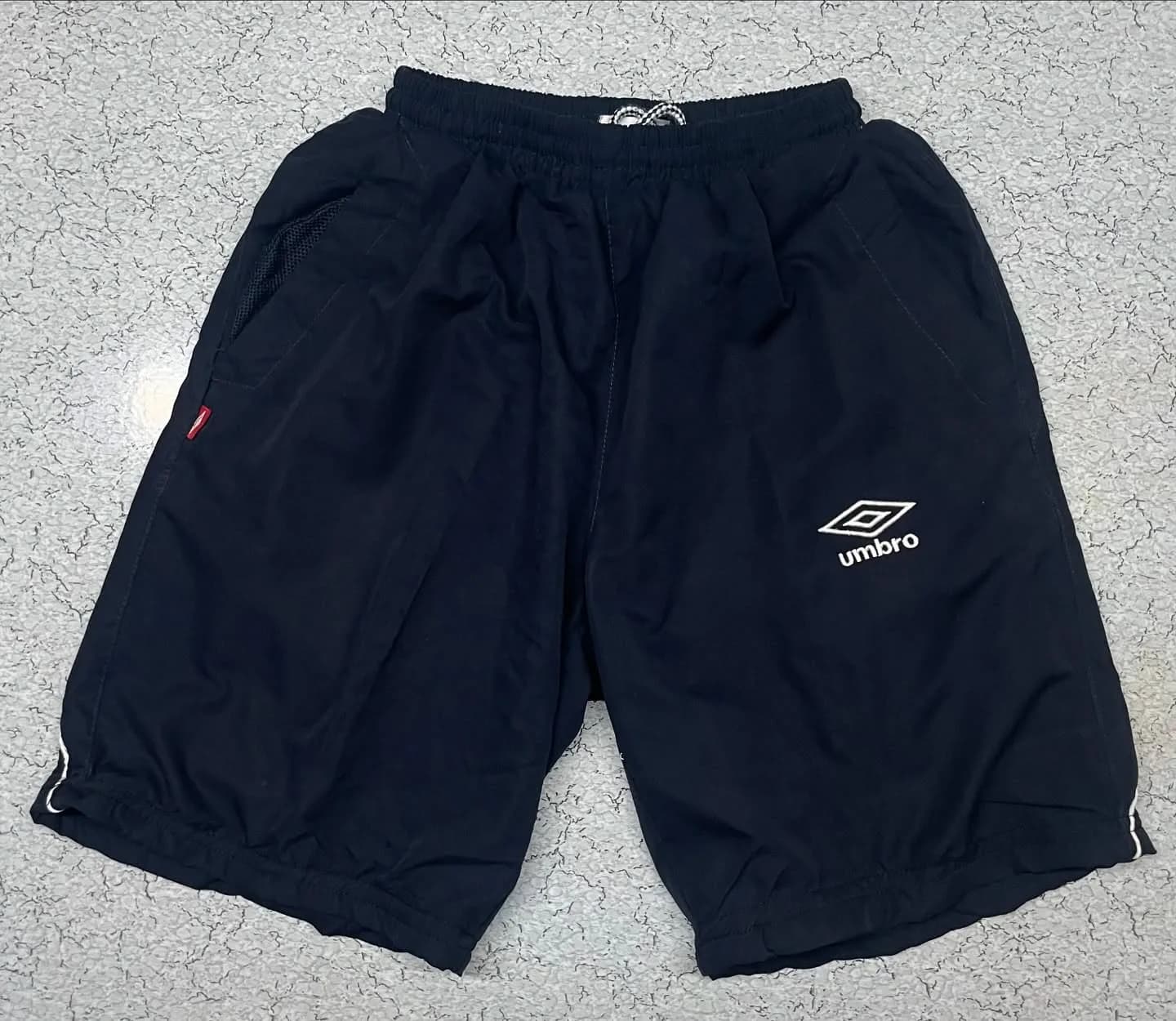 Umbro Black Shorts front view