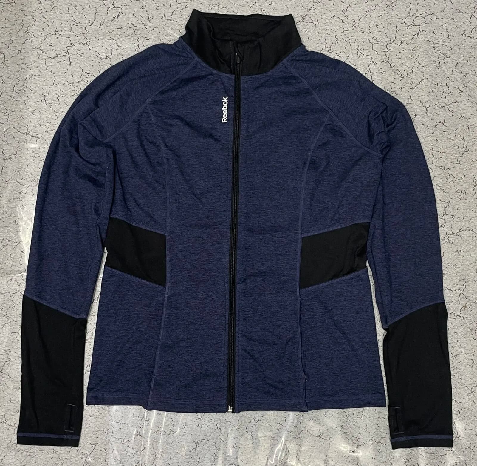 Reebok Blue Track Jacket front view