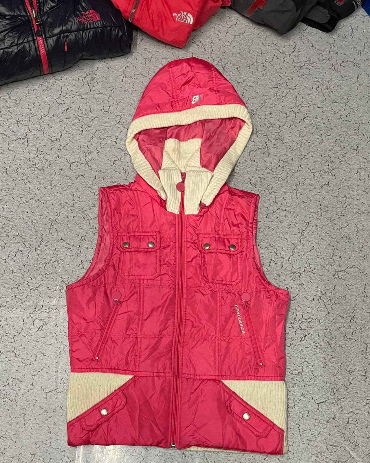New Balance Pink Jacket front view