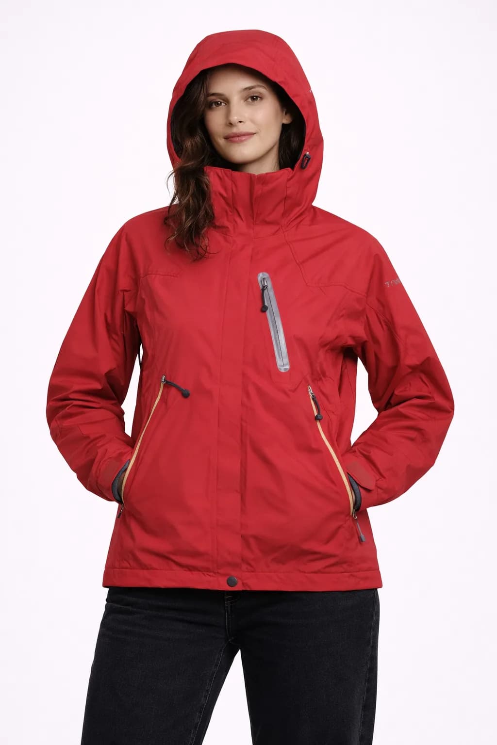 Columbia Red Jacket front view
