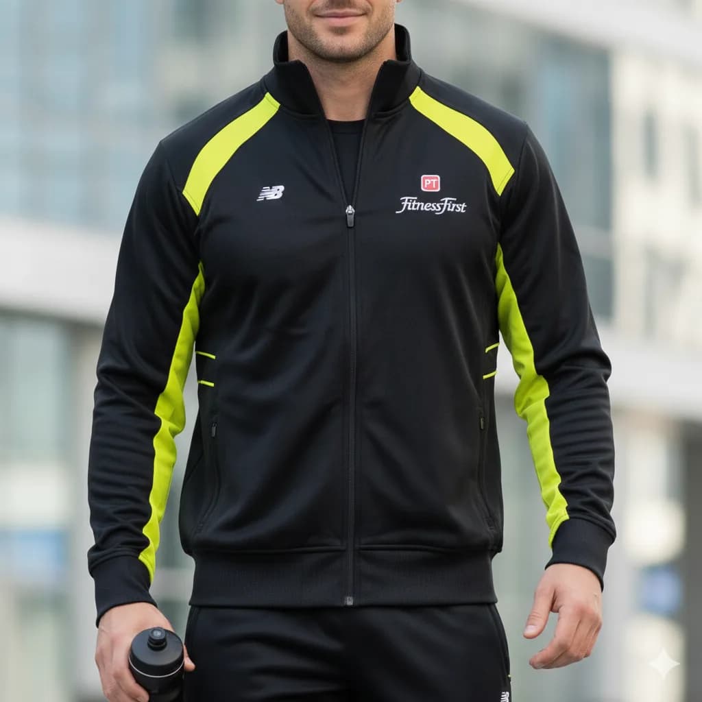New Balance Black Jacket front view
