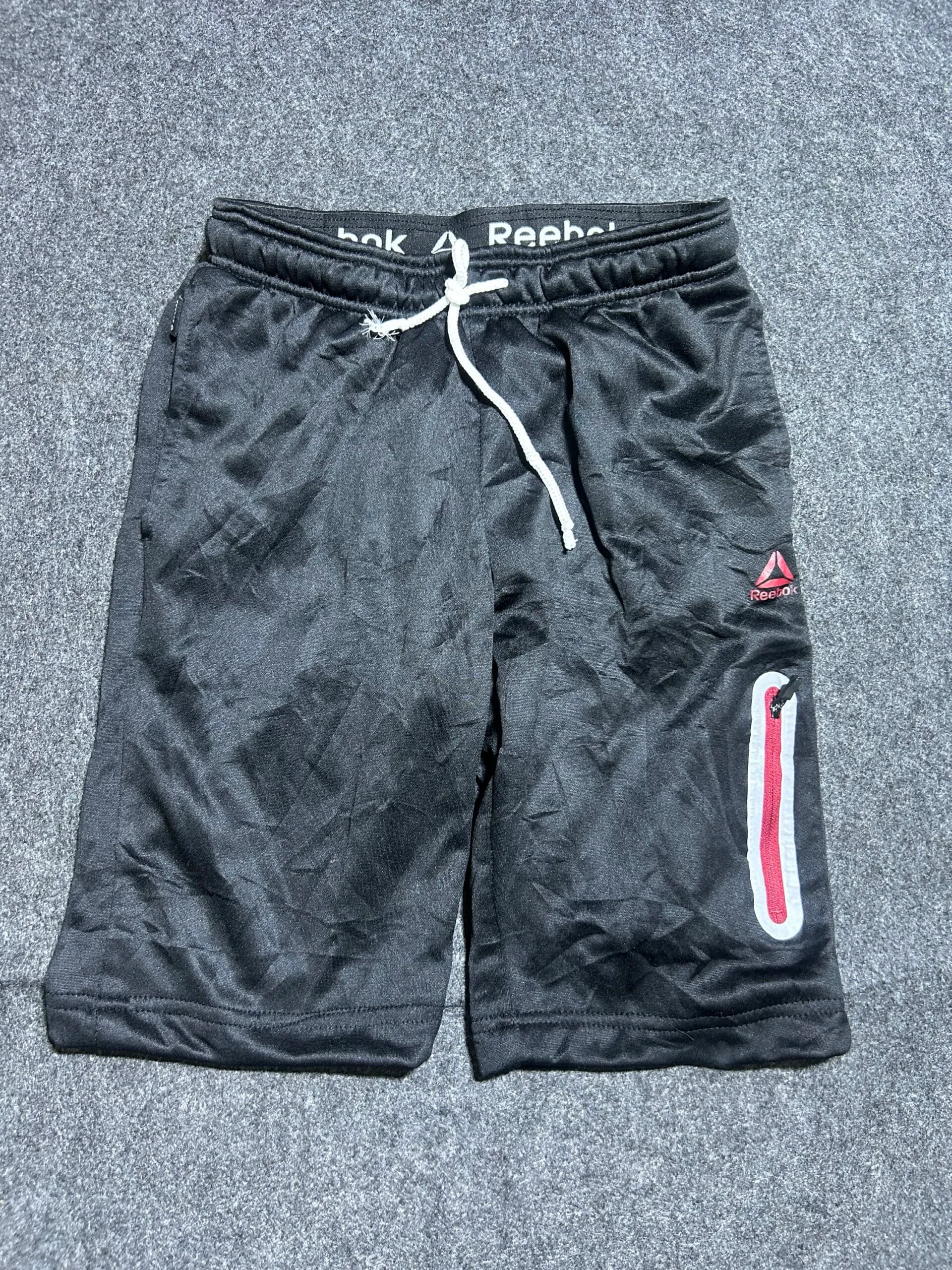 Reebok Black Training Shorts front view