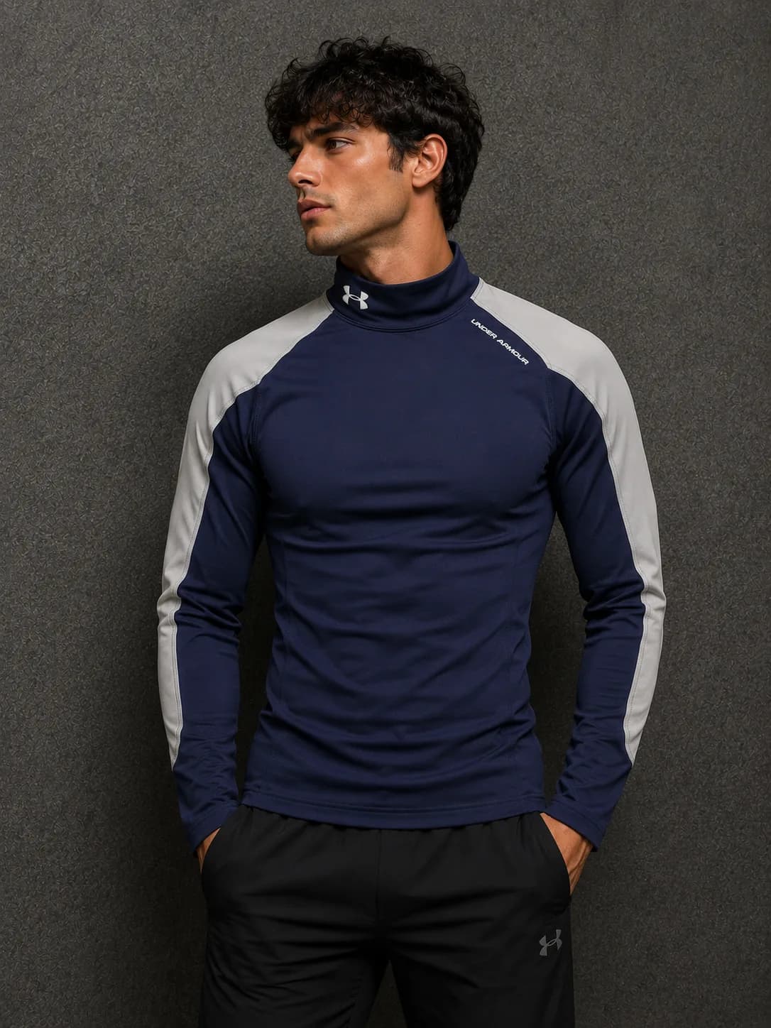 Under Armour Navy simple front view