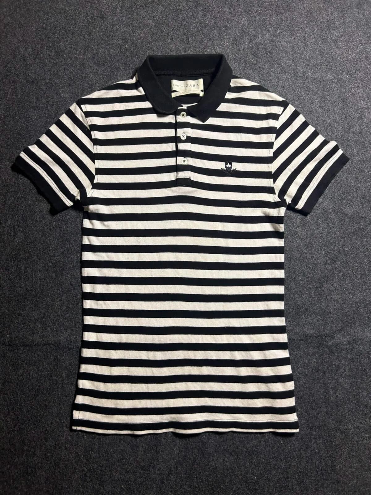 Zara Black T-Shirt front view