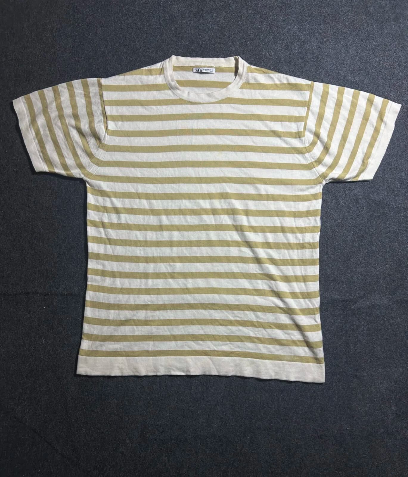 Zara White T-Shirt front view