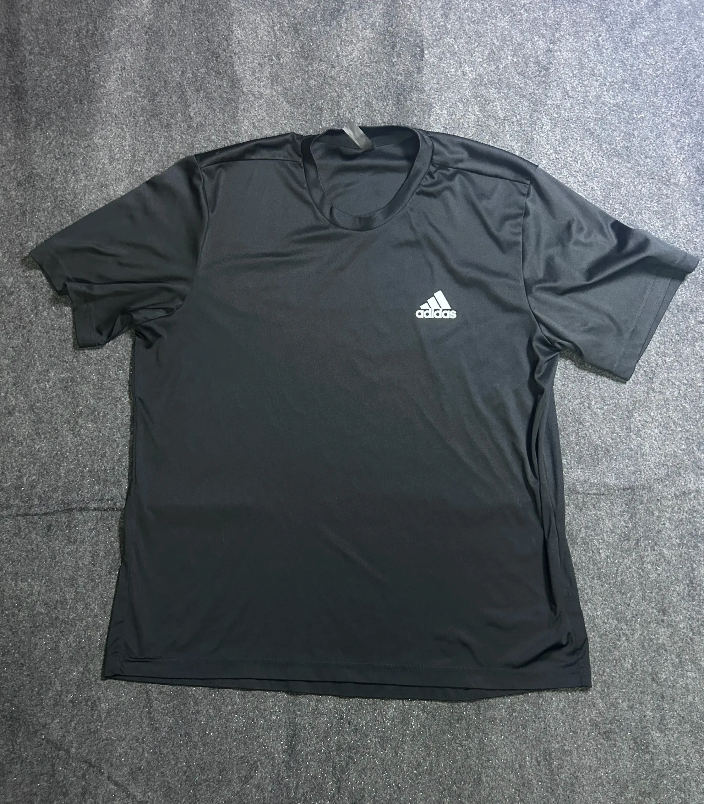 Adidas Black Performance Training T-Shirt – Short Sleeve Sports Tee | XL