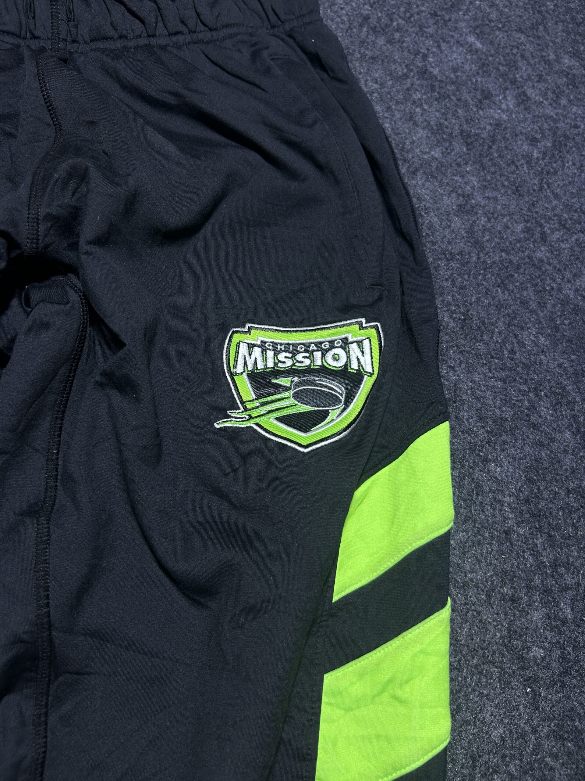 Black Track Pants detail view