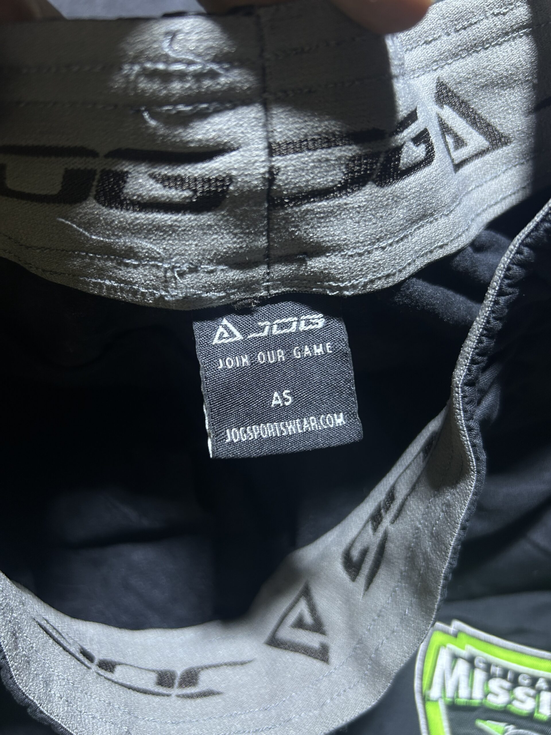 Black Track Pants back view
