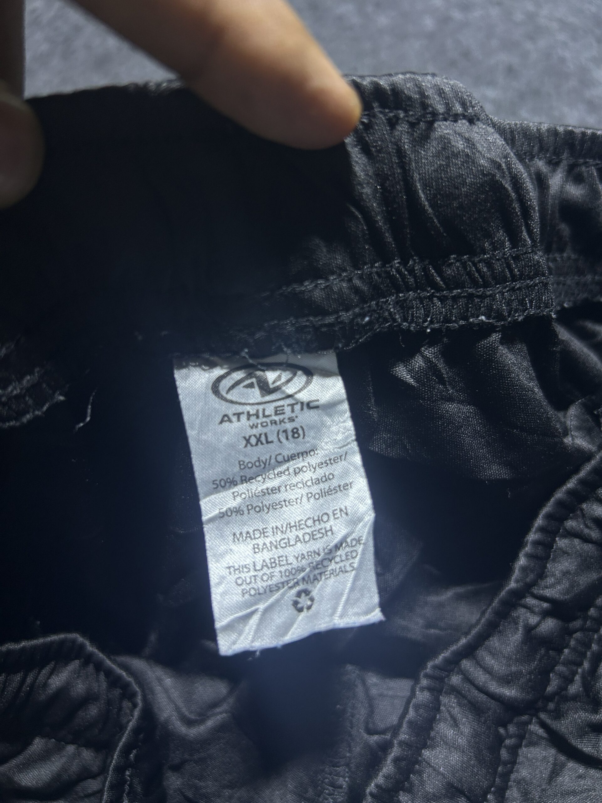 Black Shorts detail view