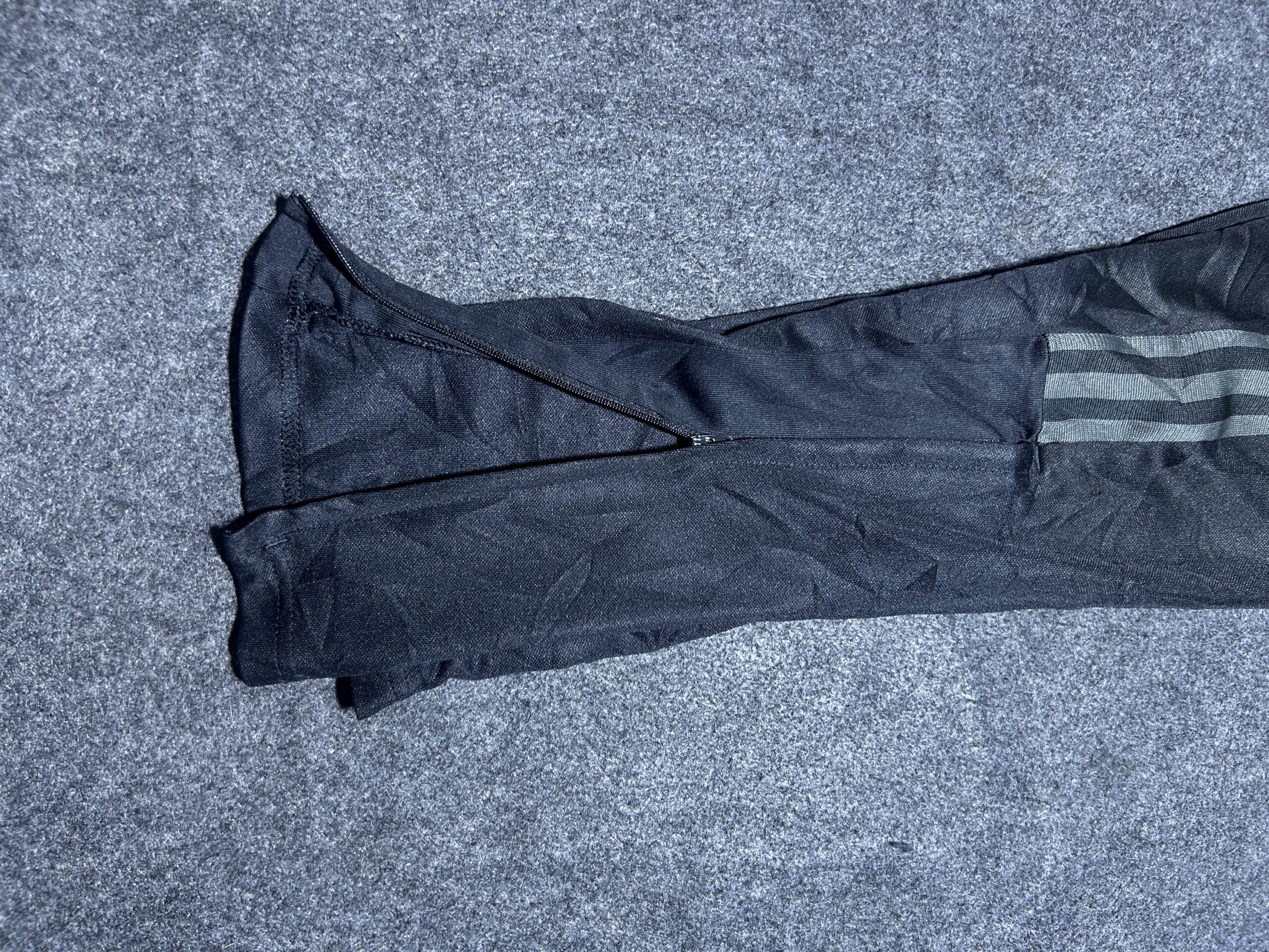Adidas Black Track Pants back view