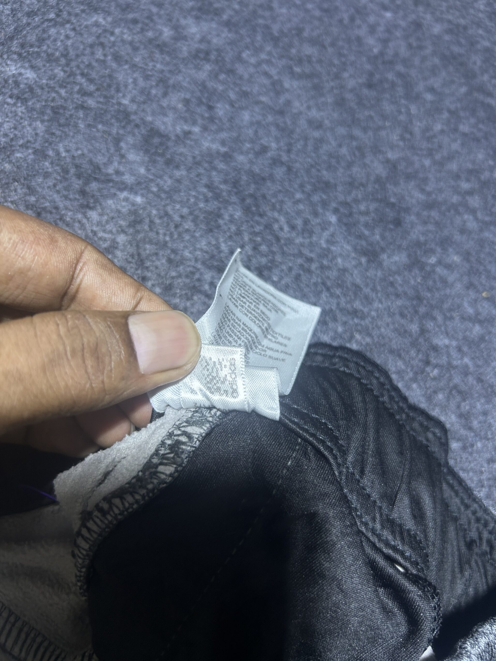 Adidas Grey Track Pants detail view