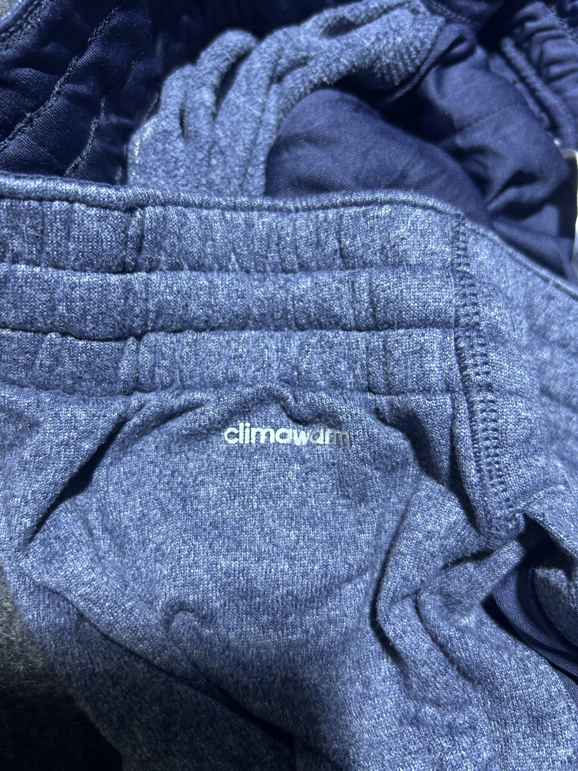 Adidas Blue Track Pants back view