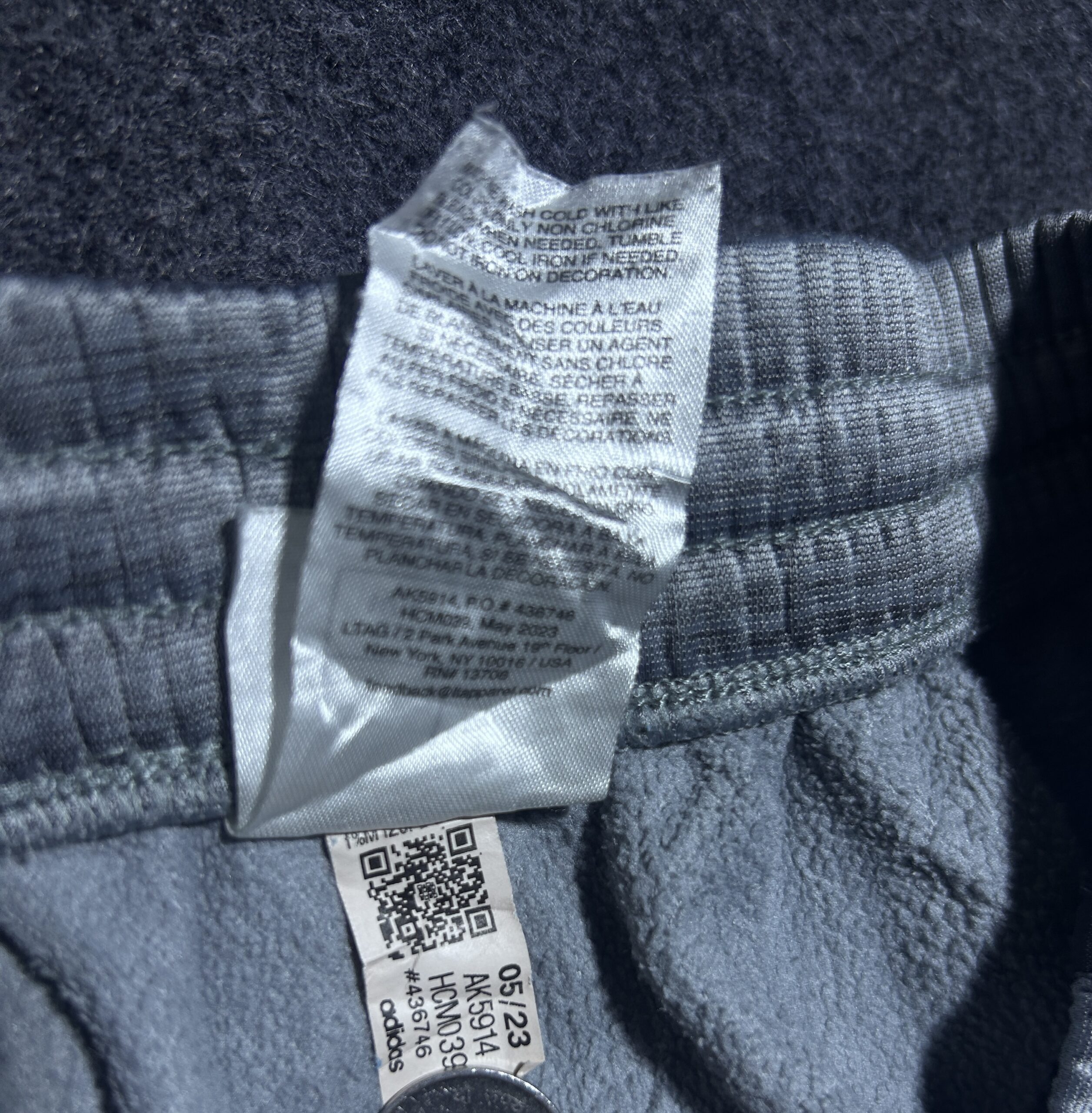 Under Armour Grey Track Pants detail view